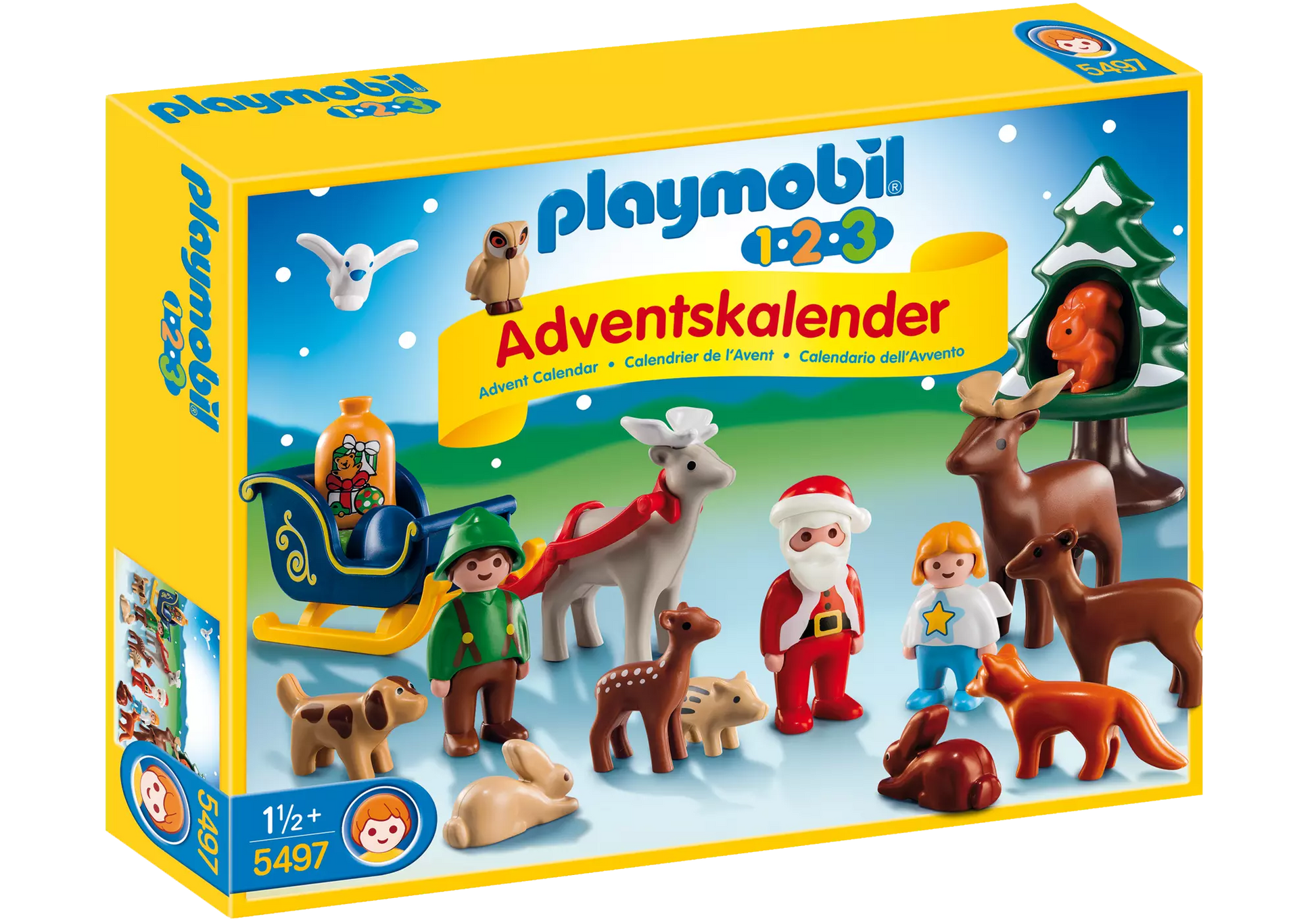Playmobil 5497 1-2-3 Adventskalender Waldweihnacht - plegobil
