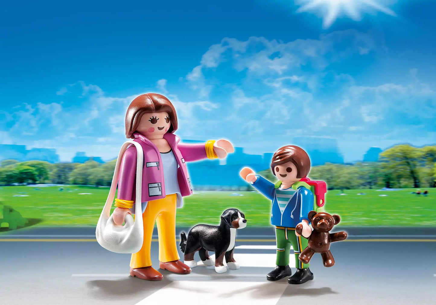 Playmobil 5513 DuoPack Mama mit Schulkind - plegobil