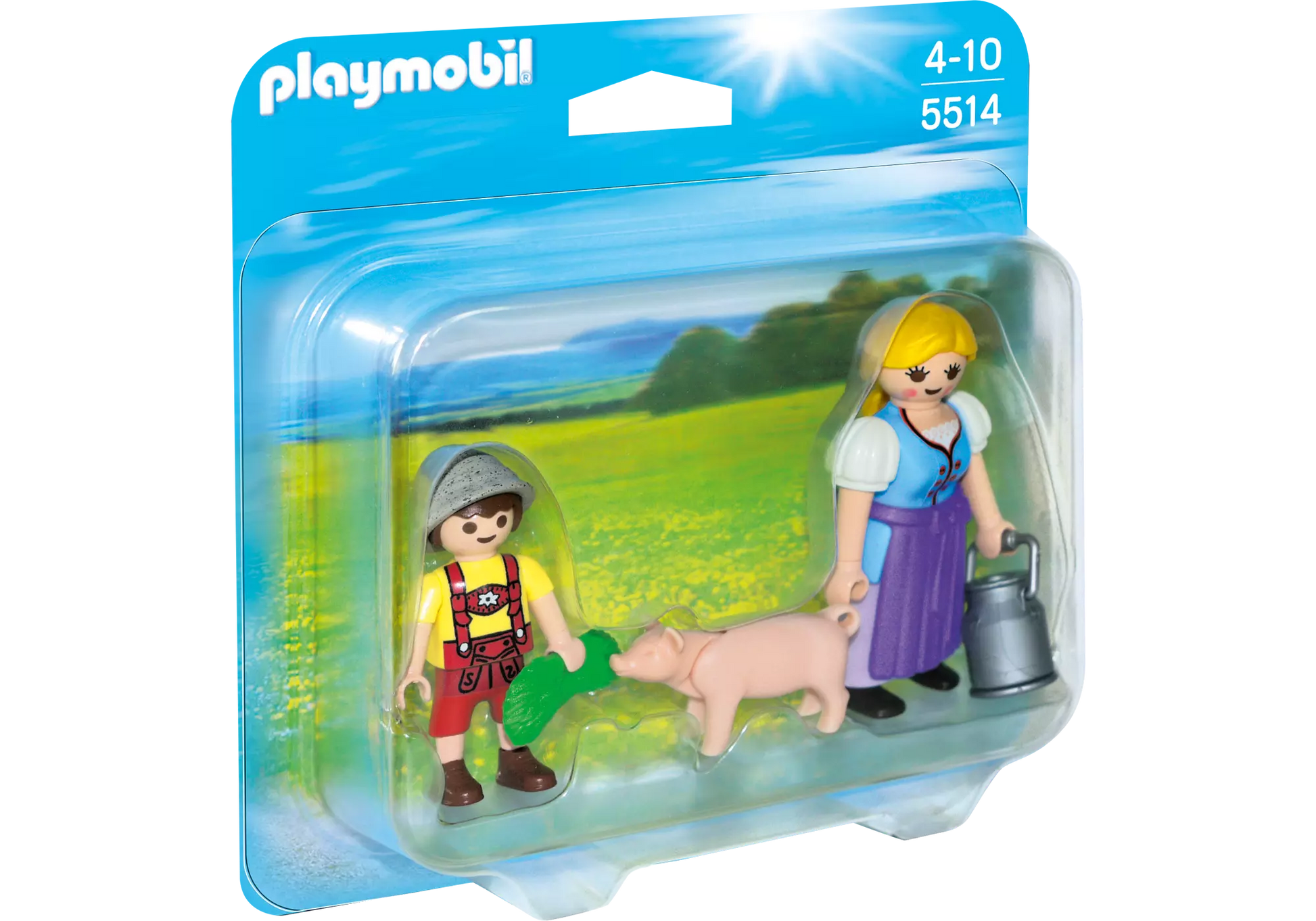 Playmobil 5514 DuoPack Bäuerin und Junge - plegobil