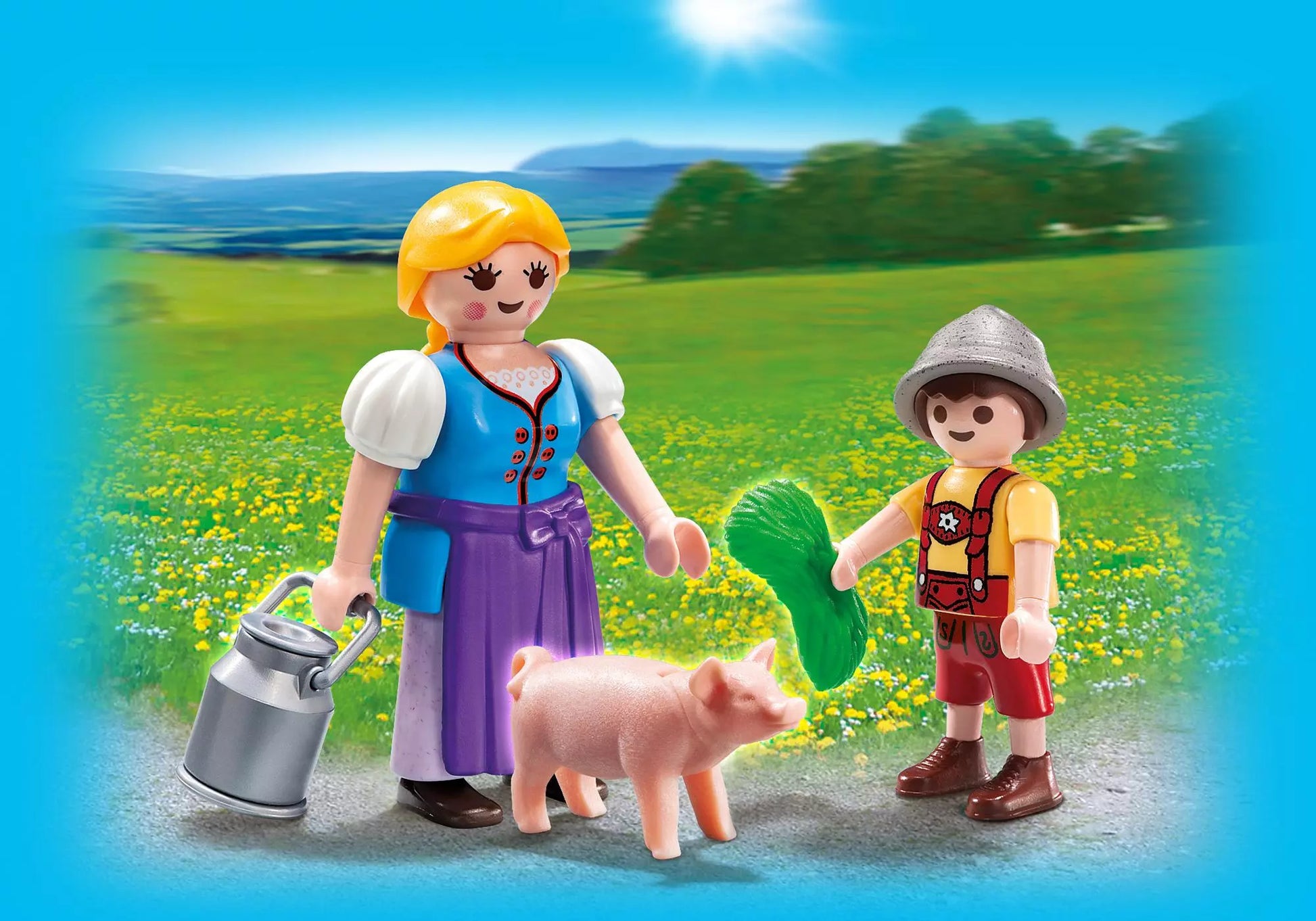 Playmobil 5514 DuoPack Bäuerin und Junge - plegobil