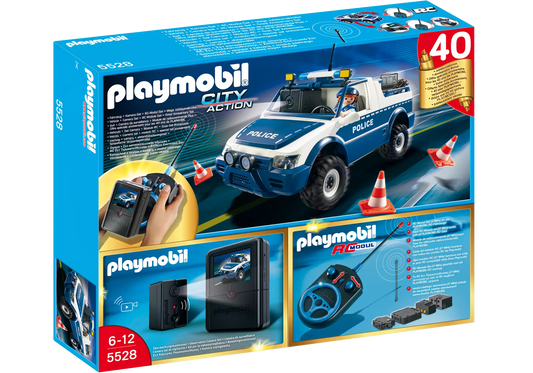 Playmobil 5528 City Action RC-Polizeiauto mit Kamera-Set - plegobil