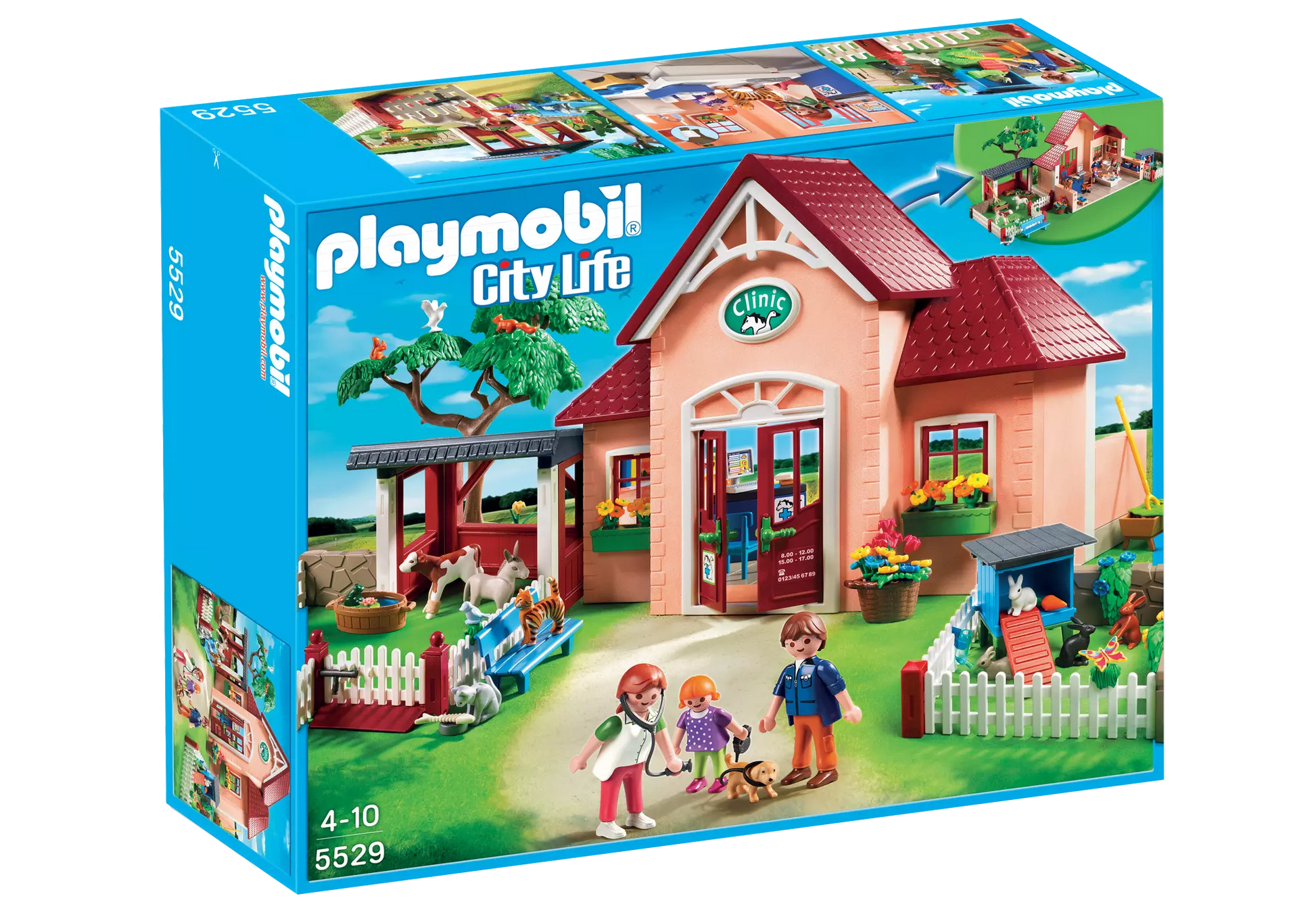 Playmobil 5529 City Life Tierarztpraxis mit Gehege - plegobil