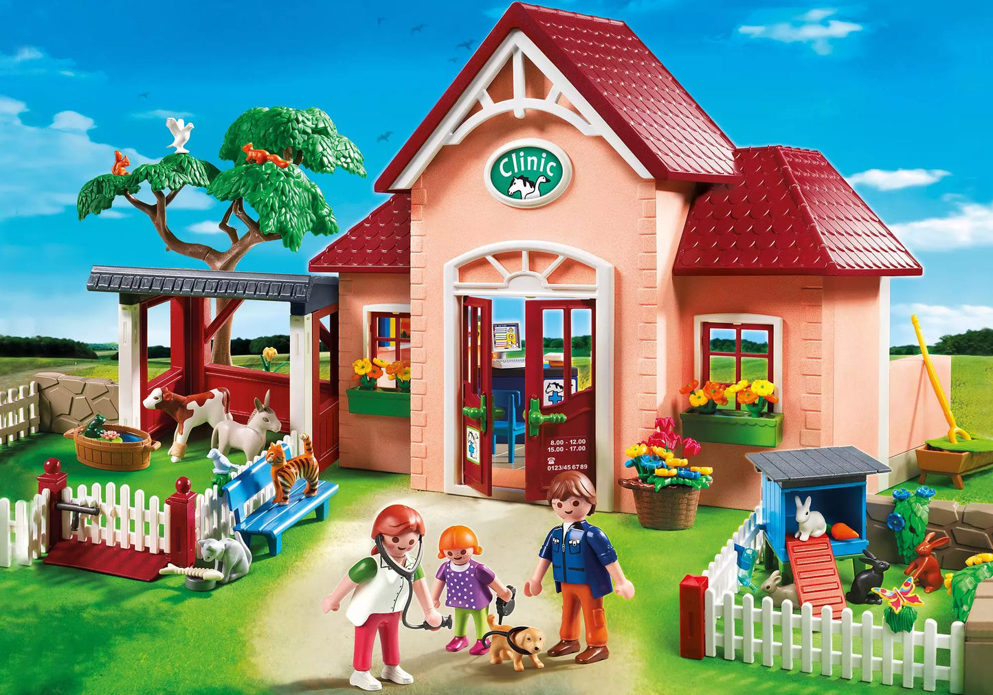 Playmobil 5529 City Life Tierarztpraxis mit Gehege - plegobil