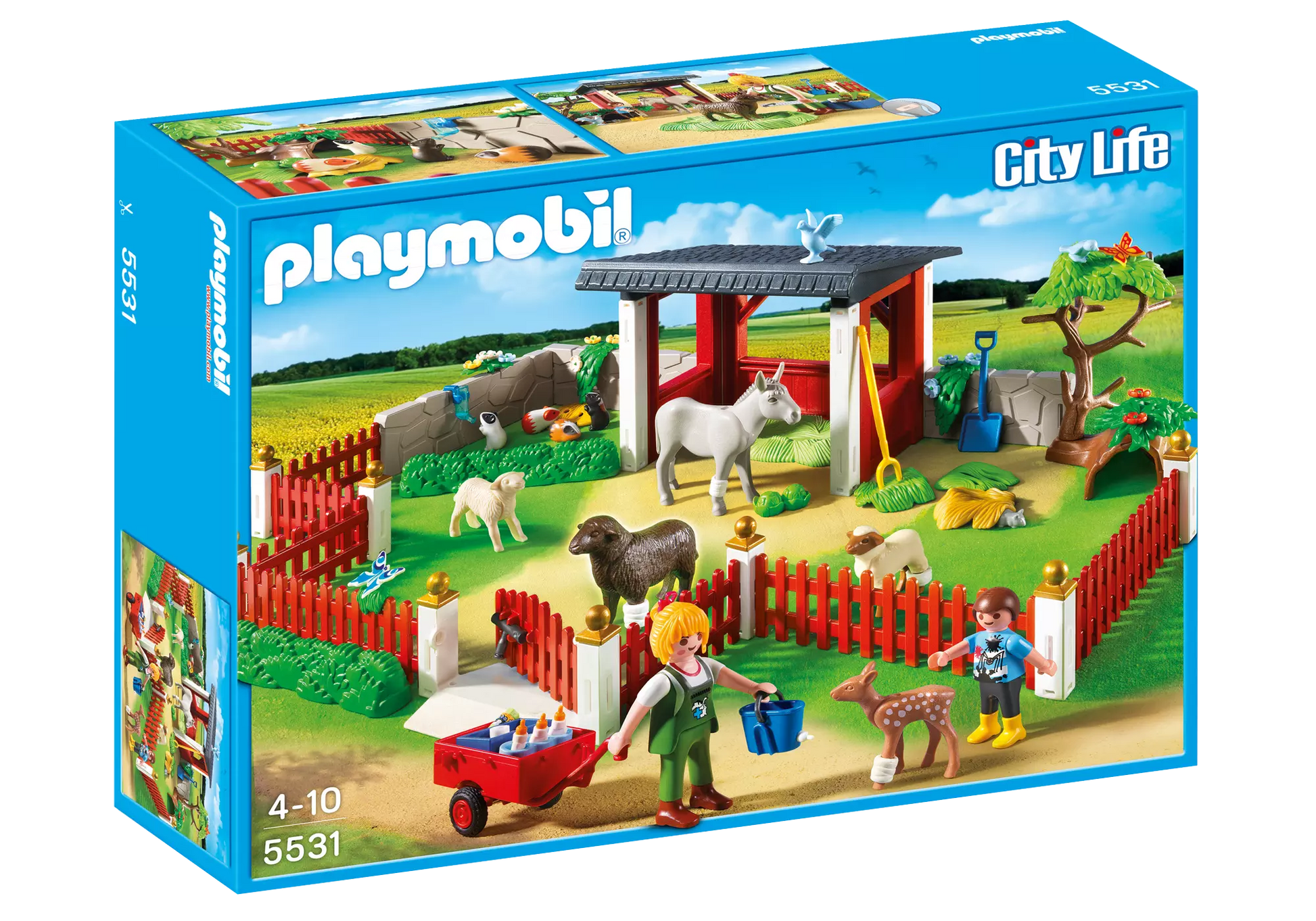 Playmobil 5531 City Life Tierpflegestation mit Freigehege - plegobil