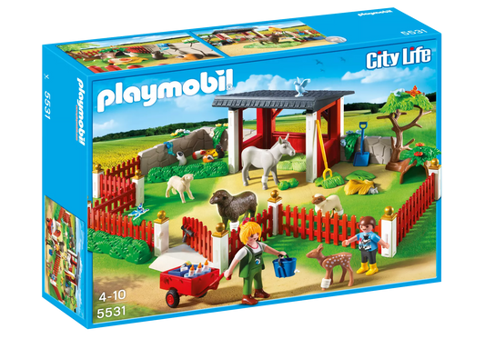 Playmobil 5531 City Life Tierpflegestation mit Freigehege - plegobil