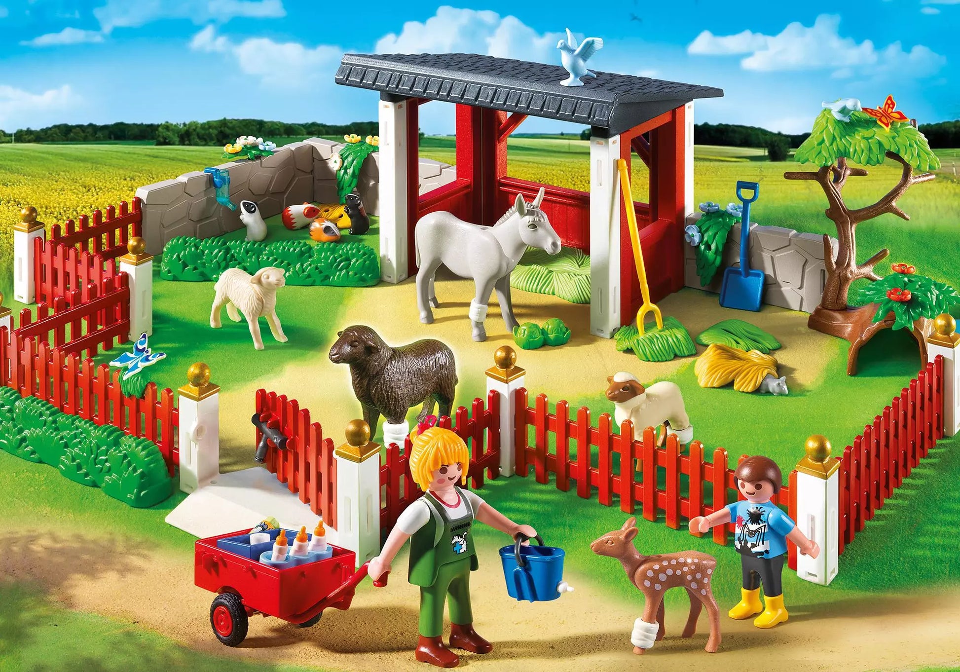 Playmobil 5531 City Life Tierpflegestation mit Freigehege - plegobil