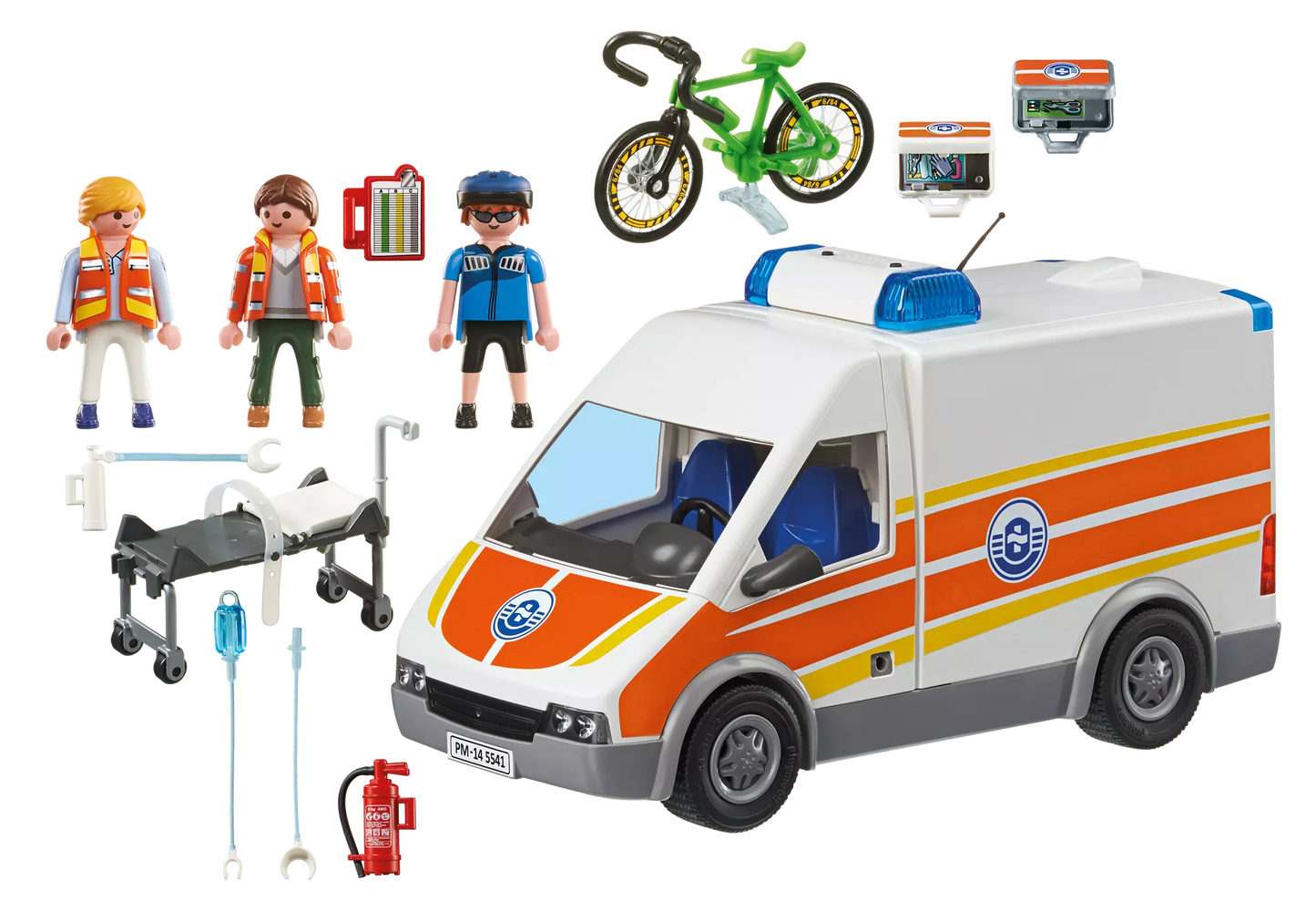 Playmobil 5541 City Action Rettungswagen mit Licht und Sound - plegobil