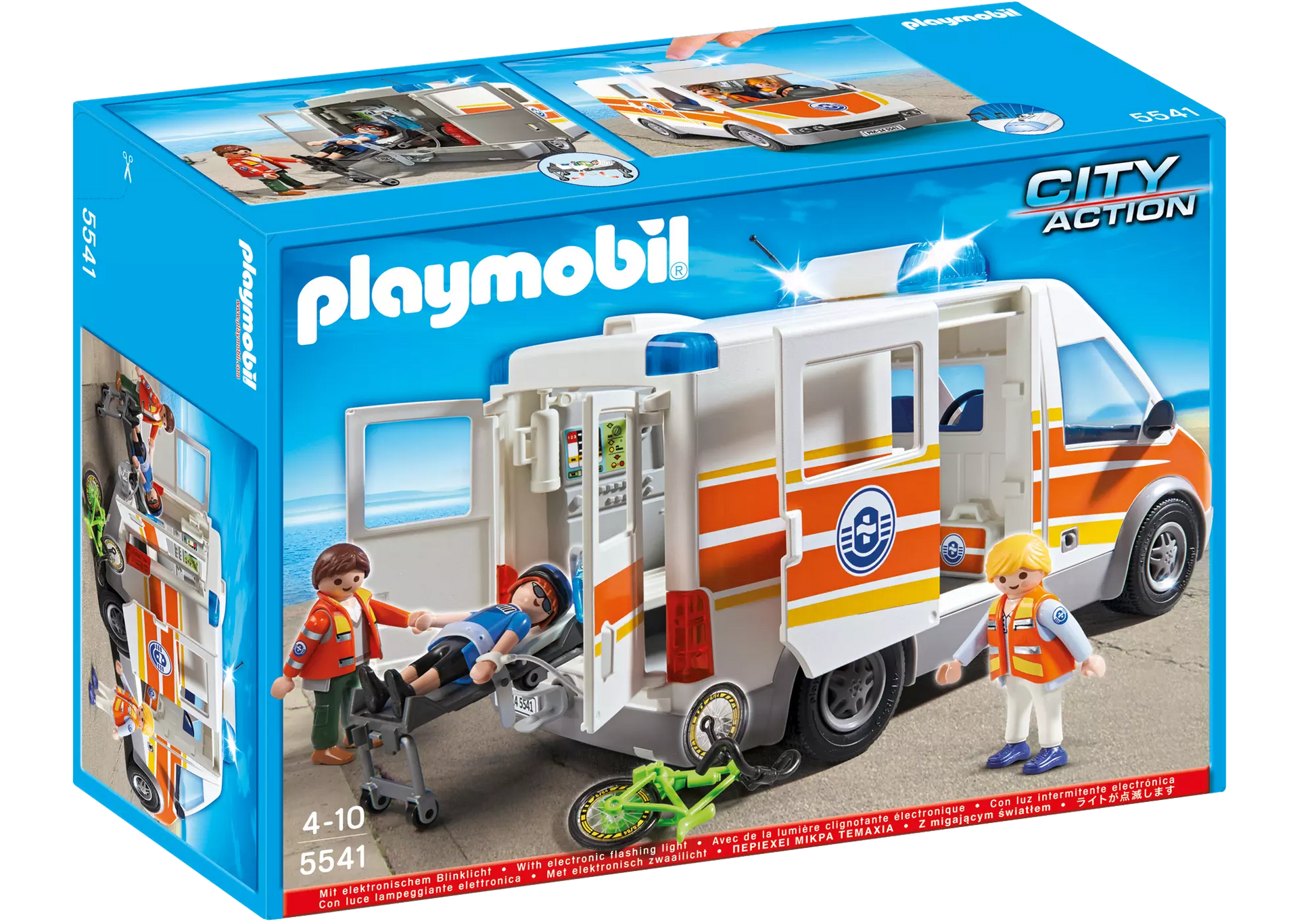 Playmobil 5541 City Action Rettungswagen mit Licht und Sound - plegobil