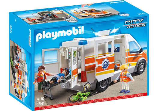 Playmobil 5541 City Action Rettungswagen mit Licht und Sound - plegobil
