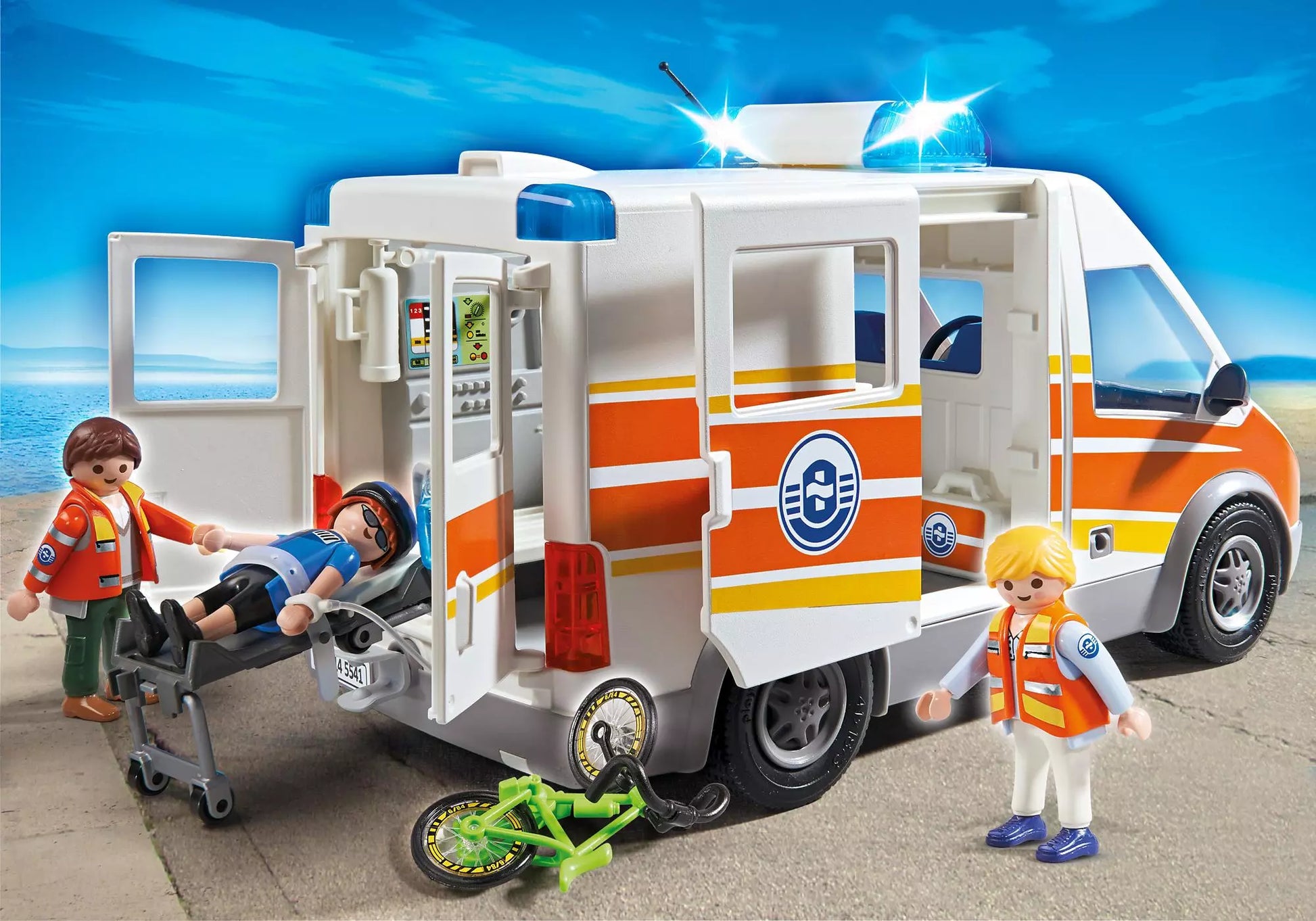 Playmobil 5541 City Action Rettungswagen mit Licht und Sound - plegobil