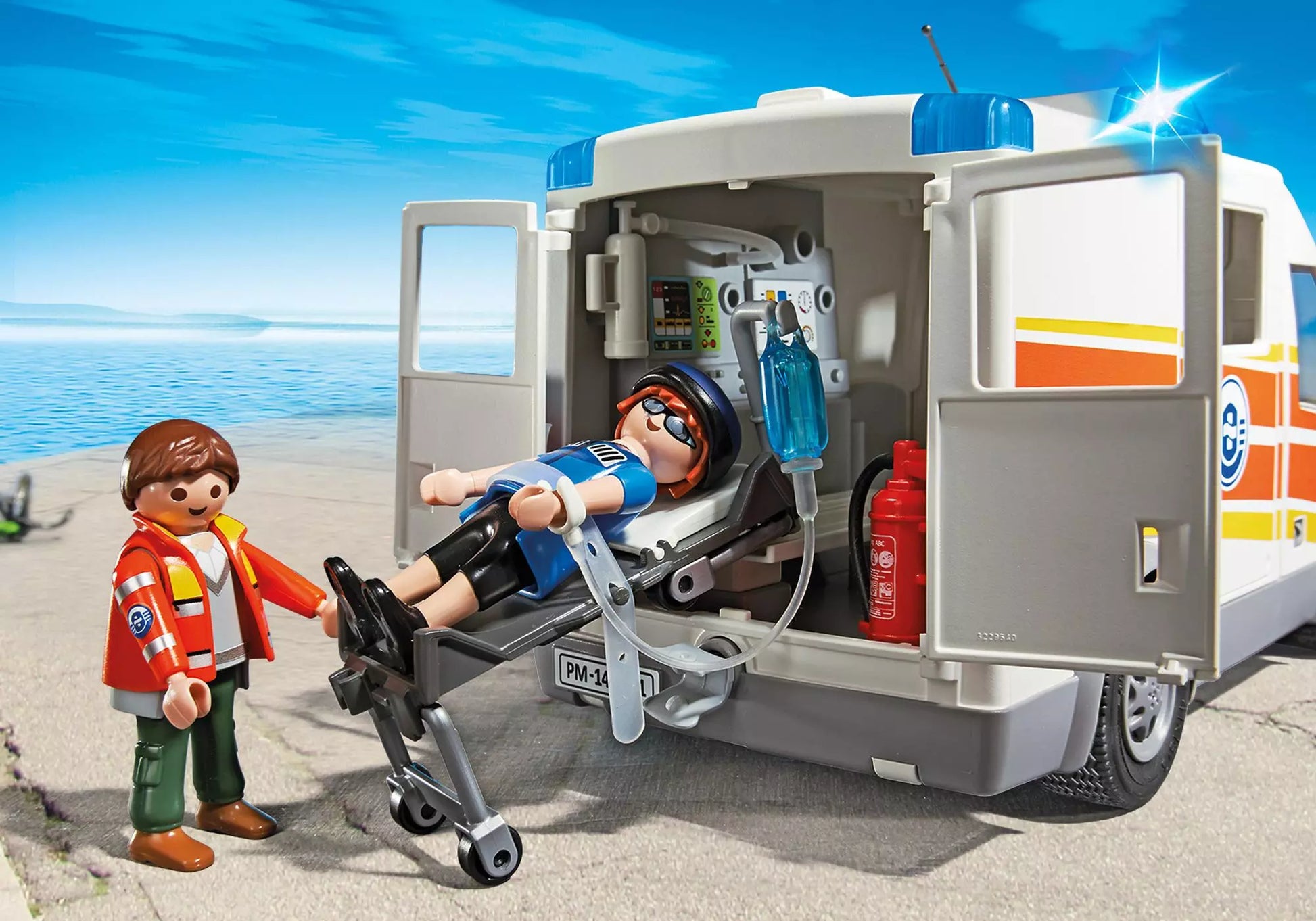Playmobil 5541 City Action Rettungswagen mit Licht und Sound - plegobil