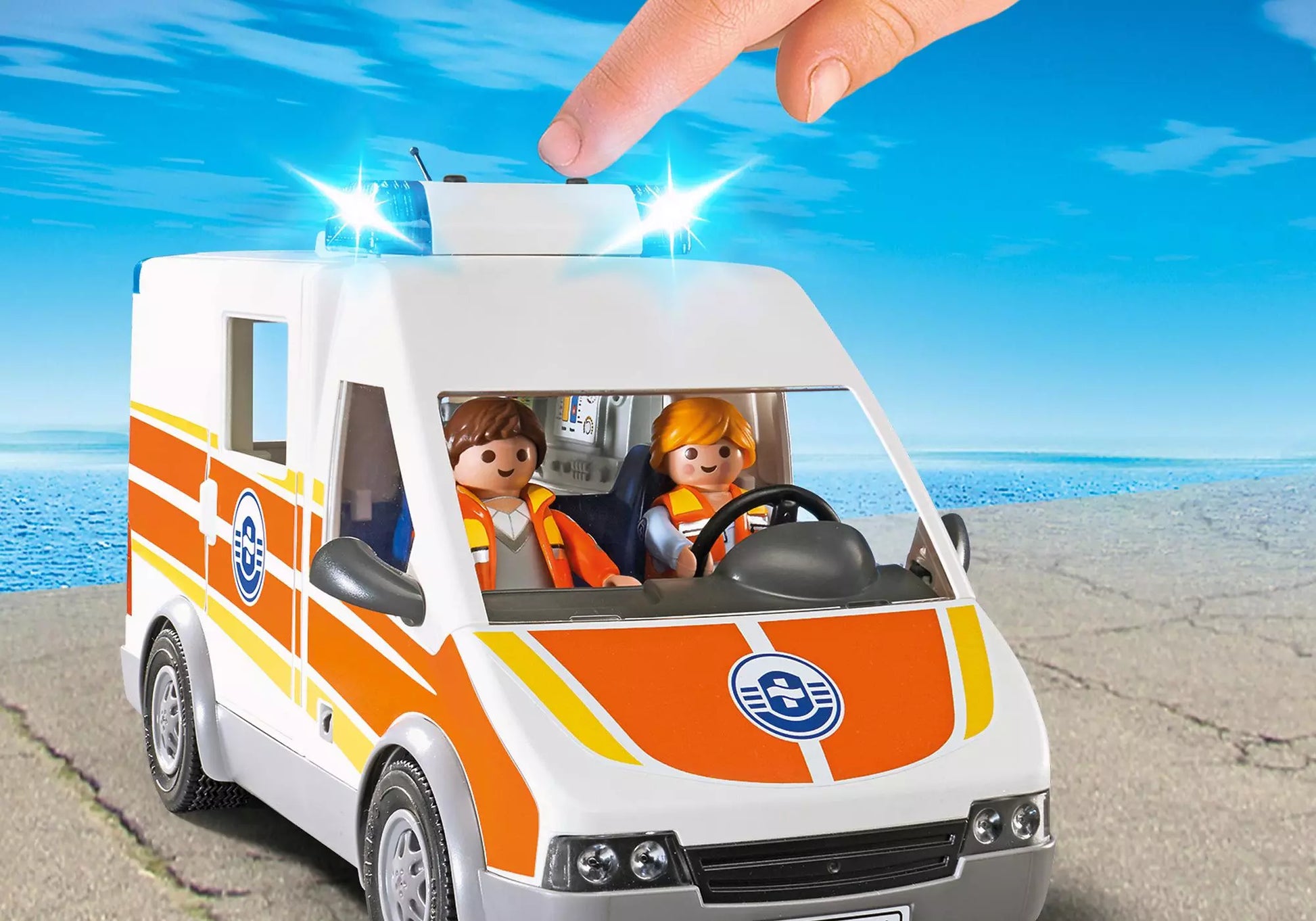 Playmobil 5541 City Action Rettungswagen mit Licht und Sound - plegobil