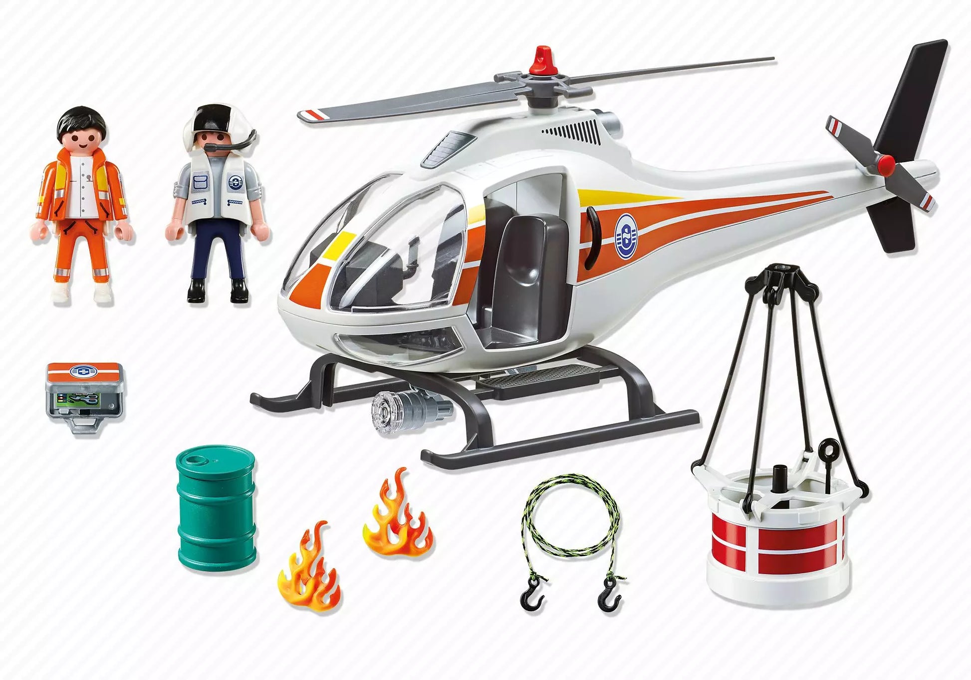 Playmobil 5542 City Action Löschhubschrauber - plegobil