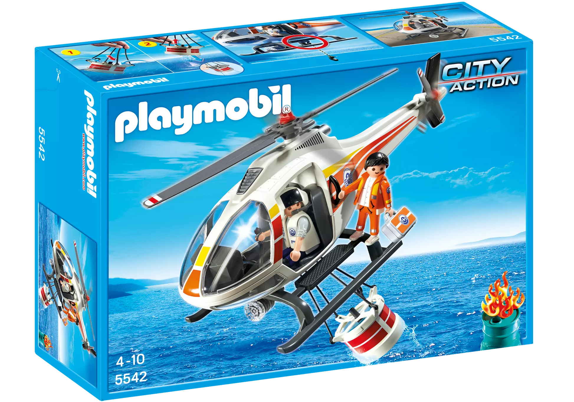 Playmobil 5542 City Action Löschhubschrauber - plegobil