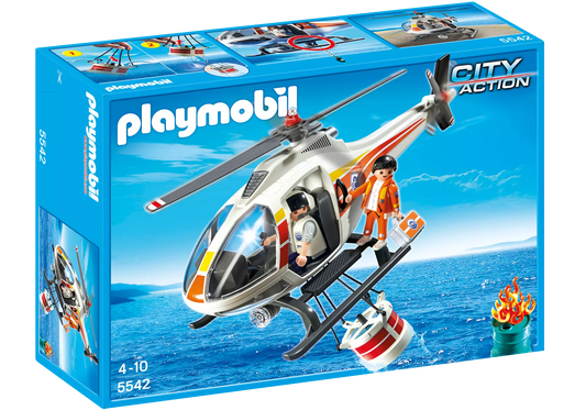Playmobil 5542 City Action Löschhubschrauber - plegobil