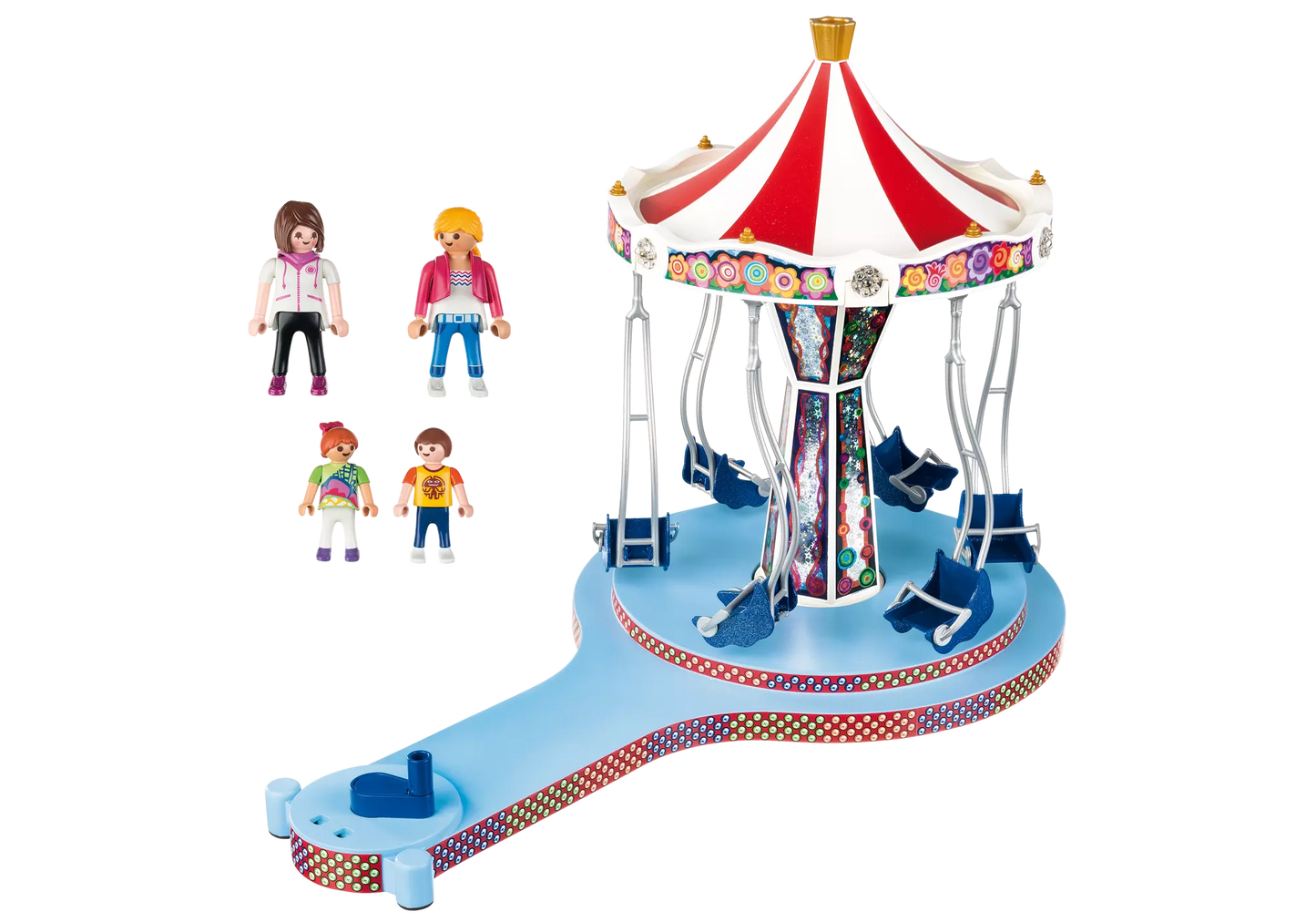 Playmobil 5548 Summer Fun Kettenkarussell mit bunter Beleuchtung - plegobil