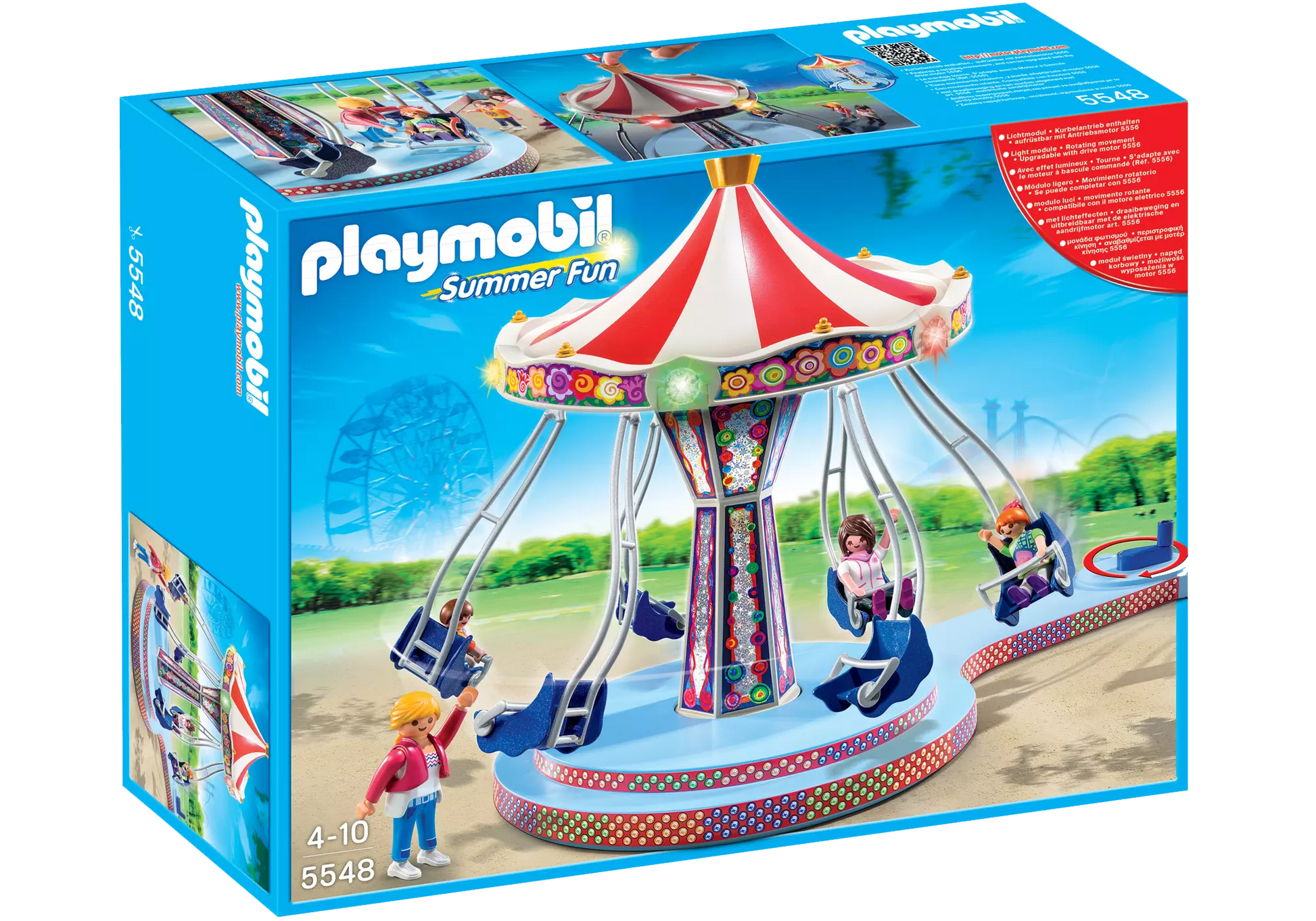 Playmobil 5548 Summer Fun Kettenkarussell mit bunter Beleuchtung - plegobil