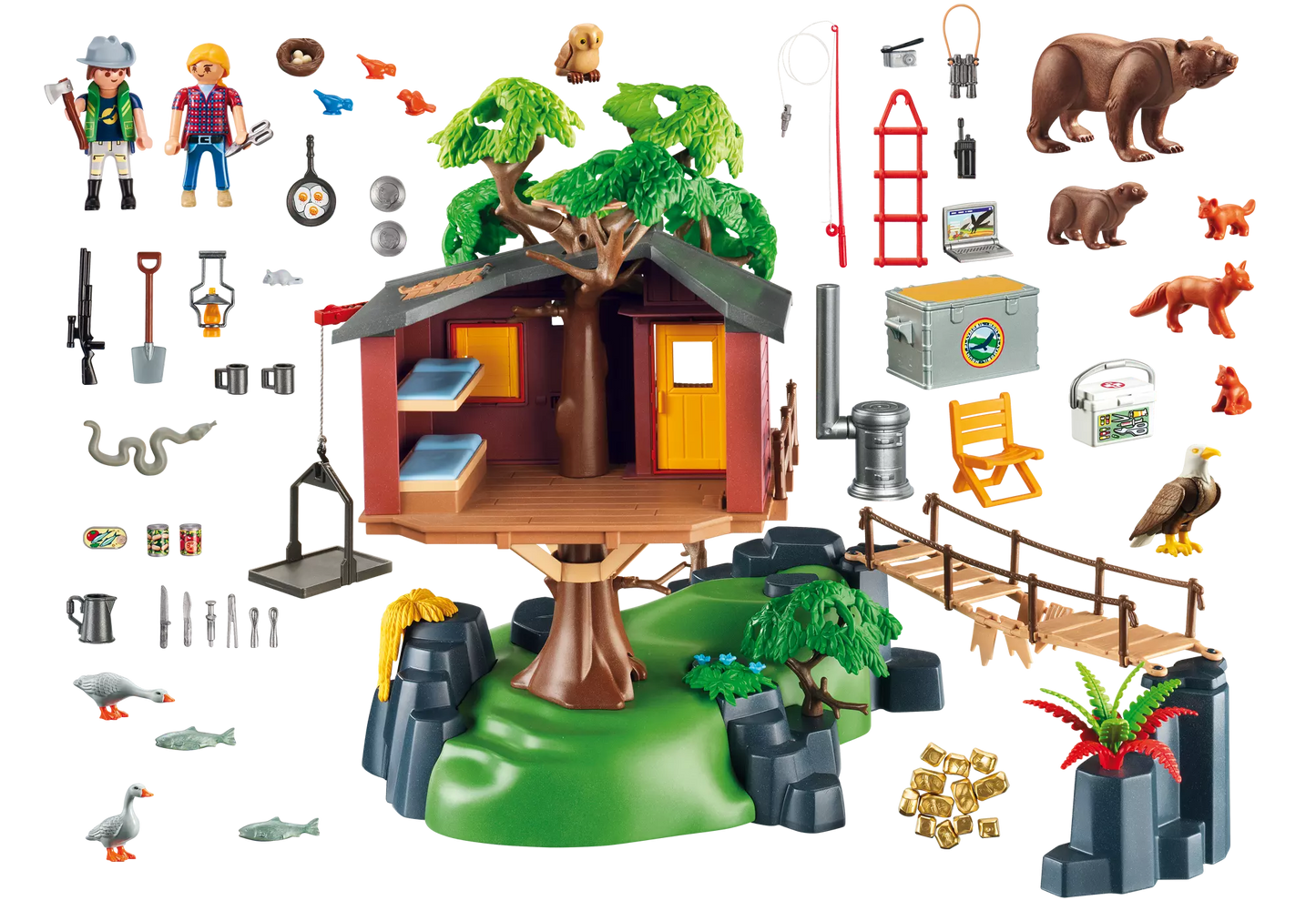Playmobil 5557 Wild Life Abenteuer Baumhaus - plegobil