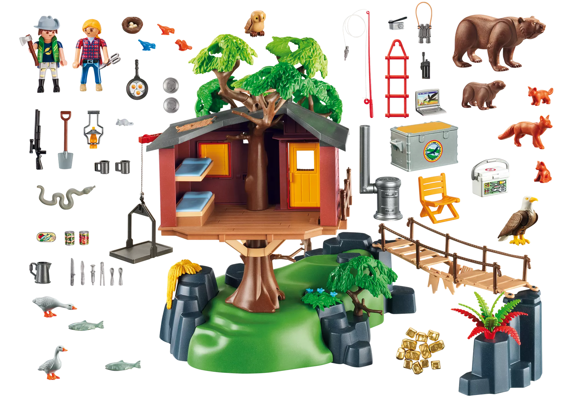 Playmobil 5557 Wild Life Abenteuer Baumhaus - plegobil