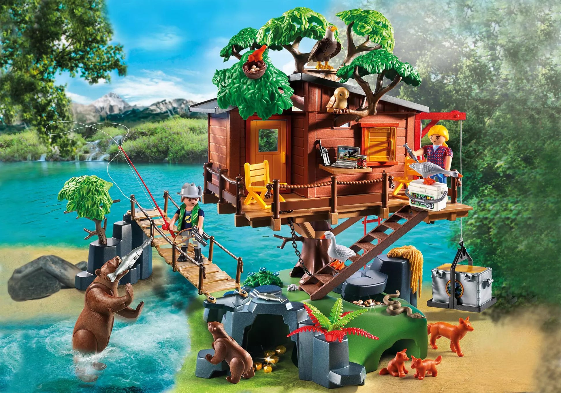 Playmobil 5557 Wild Life Abenteuer Baumhaus - plegobil