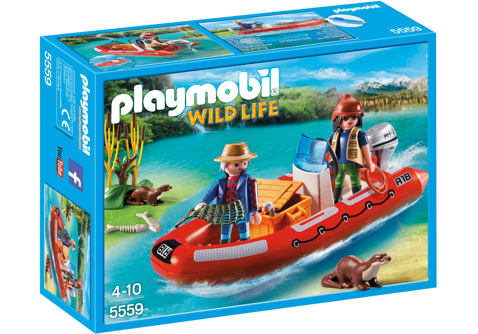 Playmobil 5559 Wild Life Schlauchboot mit Wilderern - plegobil