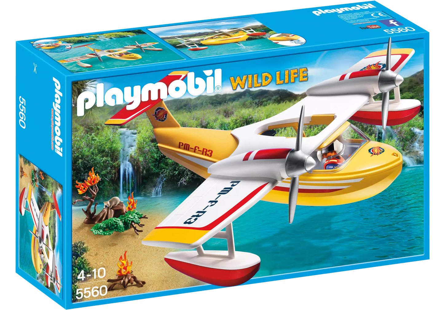 Playmobil 5560 Wild Life Löschungflugzeug - plegobil