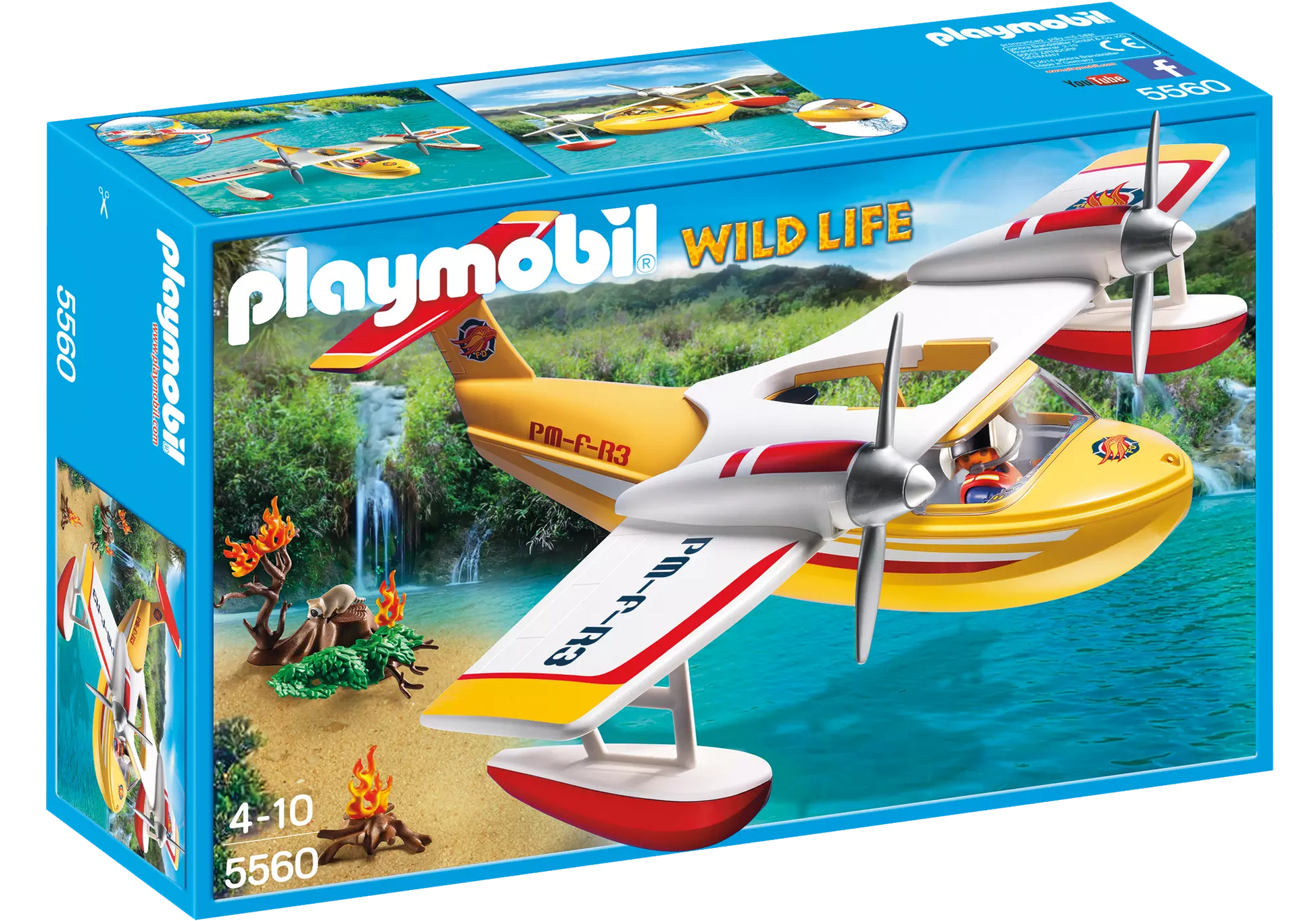 Playmobil 5560 Wild Life Löschungflugzeug - plegobil