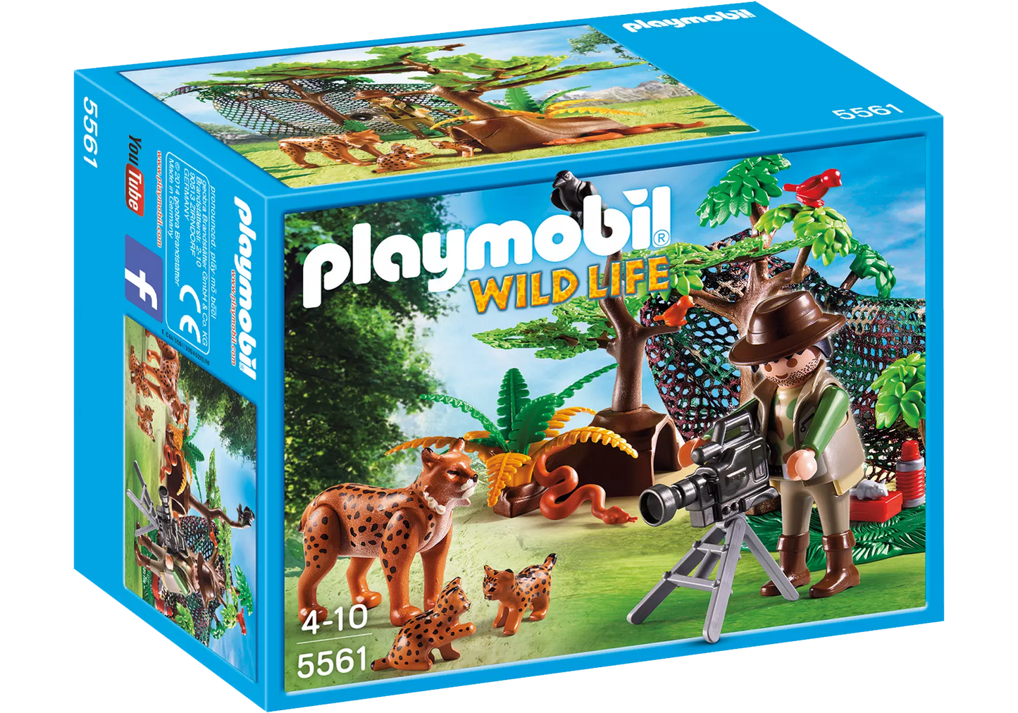 Playmobil 5561 Wild Life Luchsfamilie mit Tierfilmer - plegobil