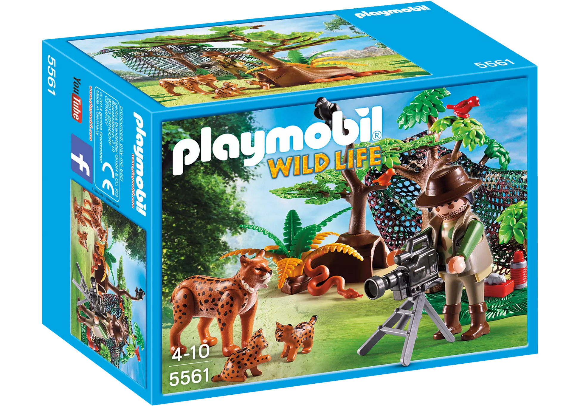 Playmobil 5561 Wild Life Luchsfamilie mit Tierfilmer - plegobil