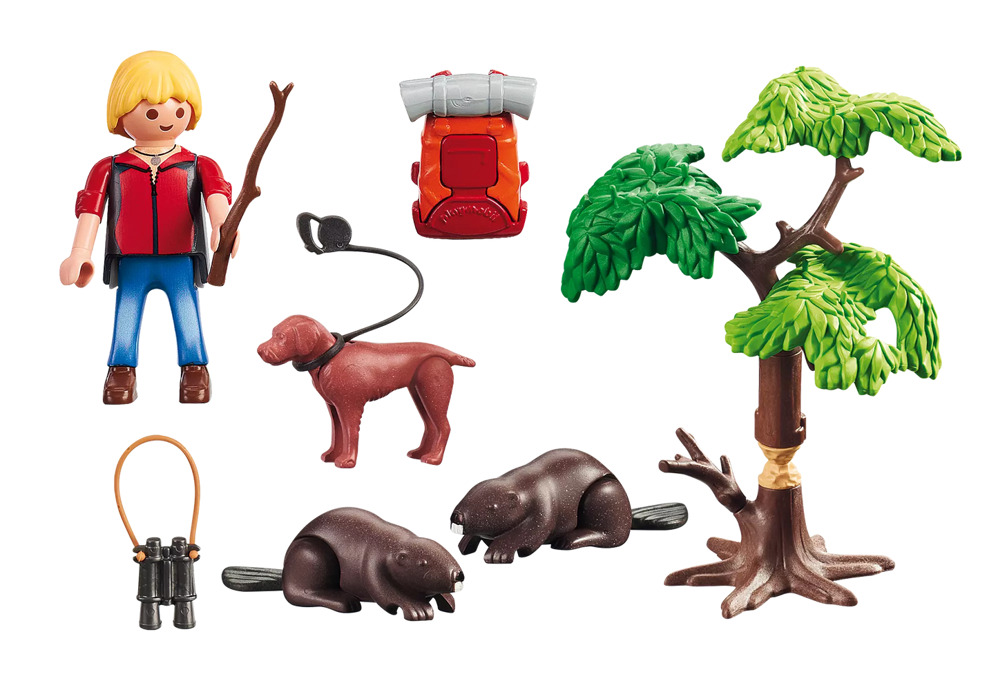 Playmobil 5562 Wild Life Bierberbaum mit Naturforscher - plegobil