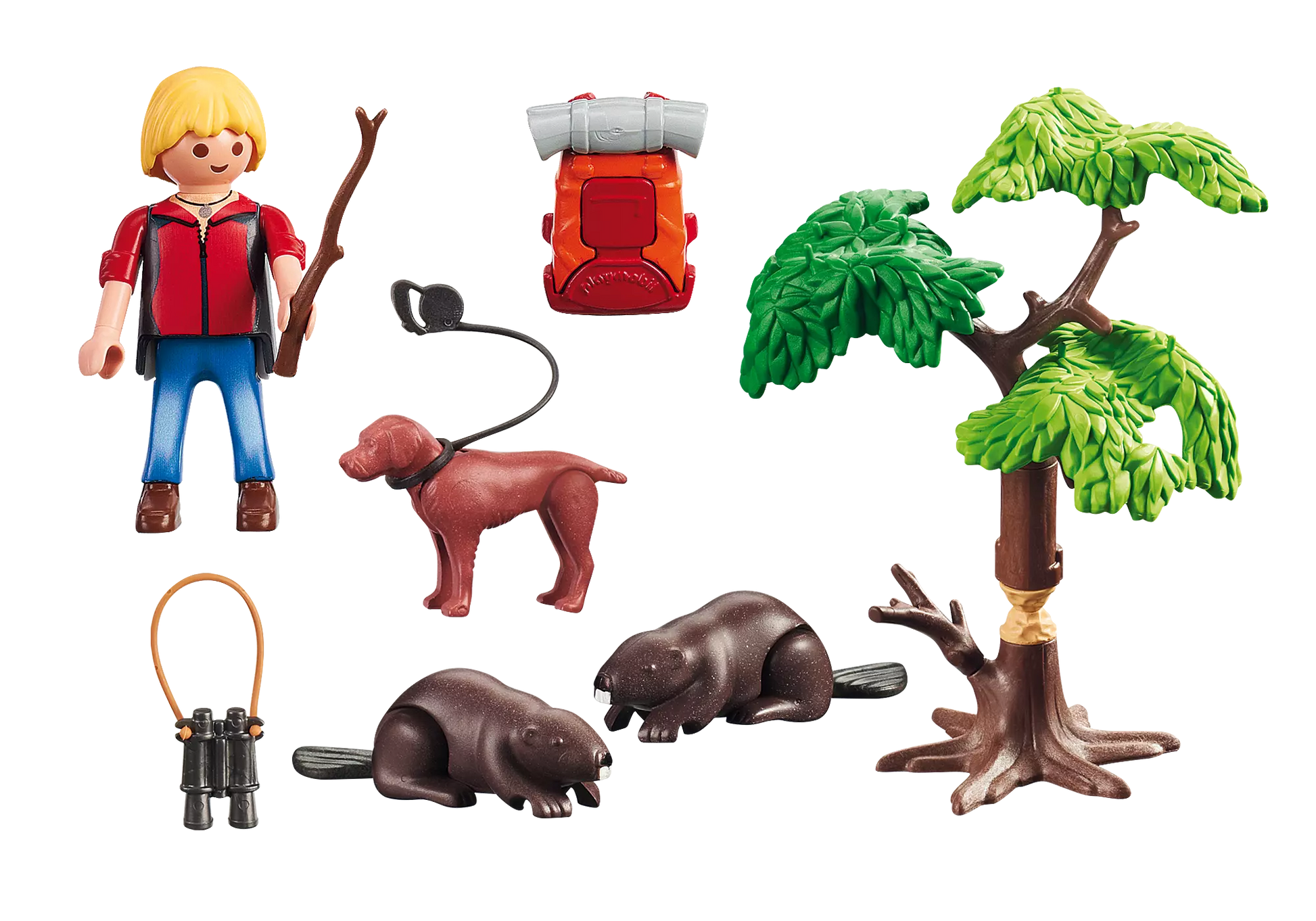 Playmobil 5562 Wild Life Bierberbaum mit Naturforscher - plegobil