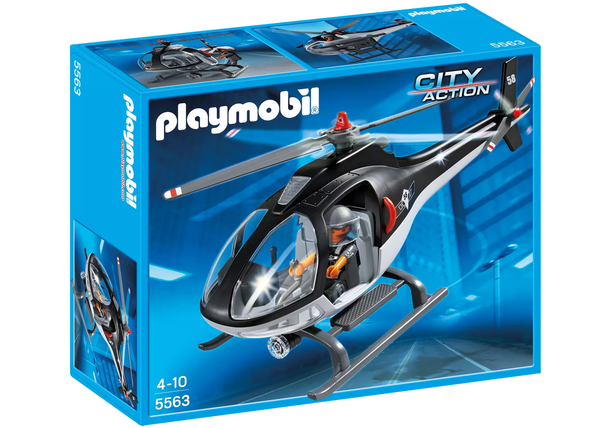 Playmobil 5563 City Action SEK Helicopter - plegobil
