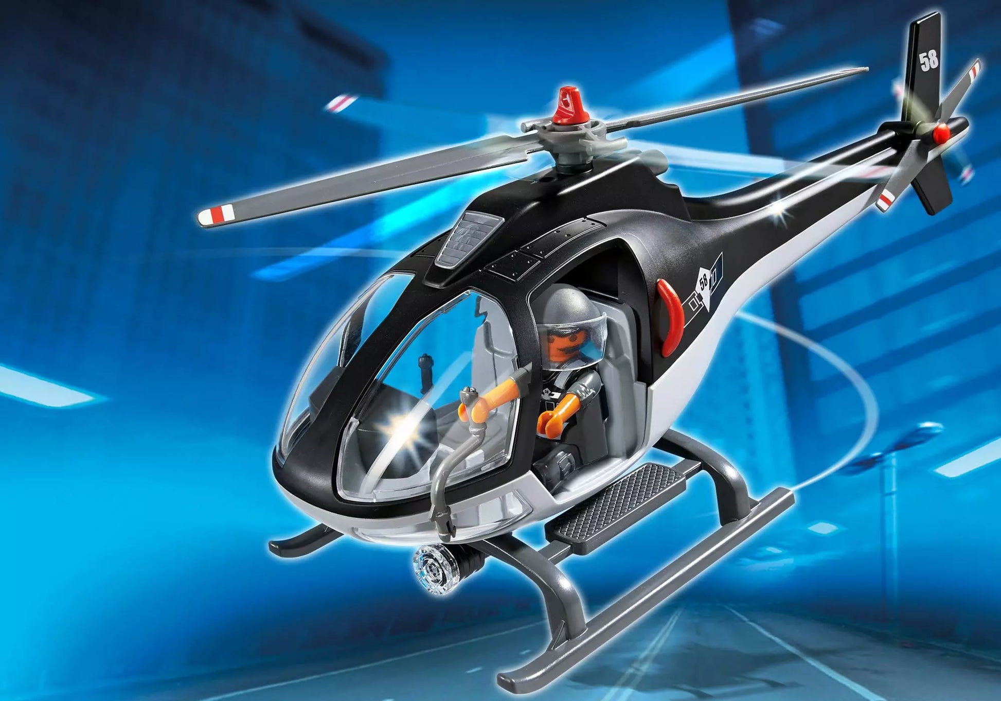 Playmobil 5563 City Action SEK Helicopter - plegobil