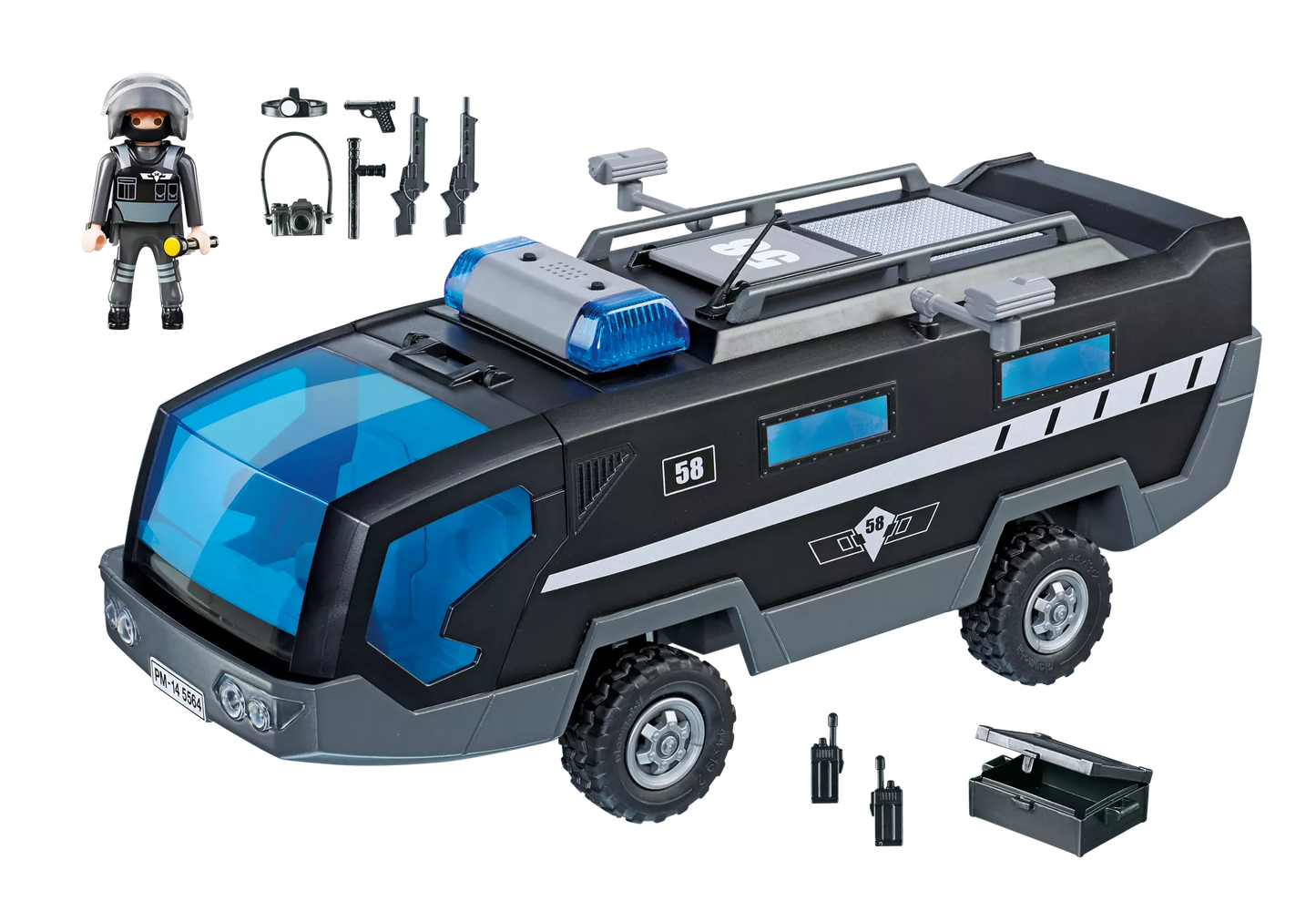 Playmobil 5564 City Action SEK-Einsatztruck mit Licht und Sound - plegobil