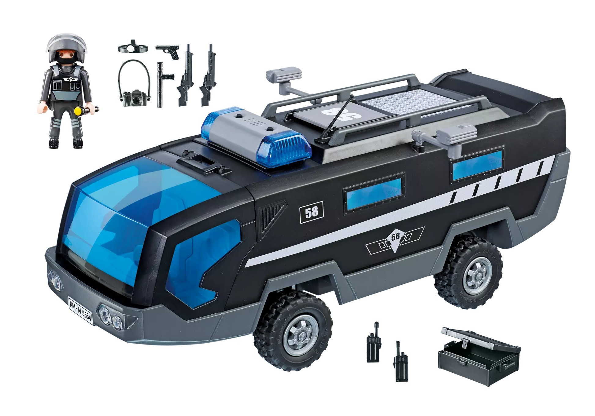 Playmobil 5564 City Action SEK-Einsatztruck mit Licht und Sound - plegobil