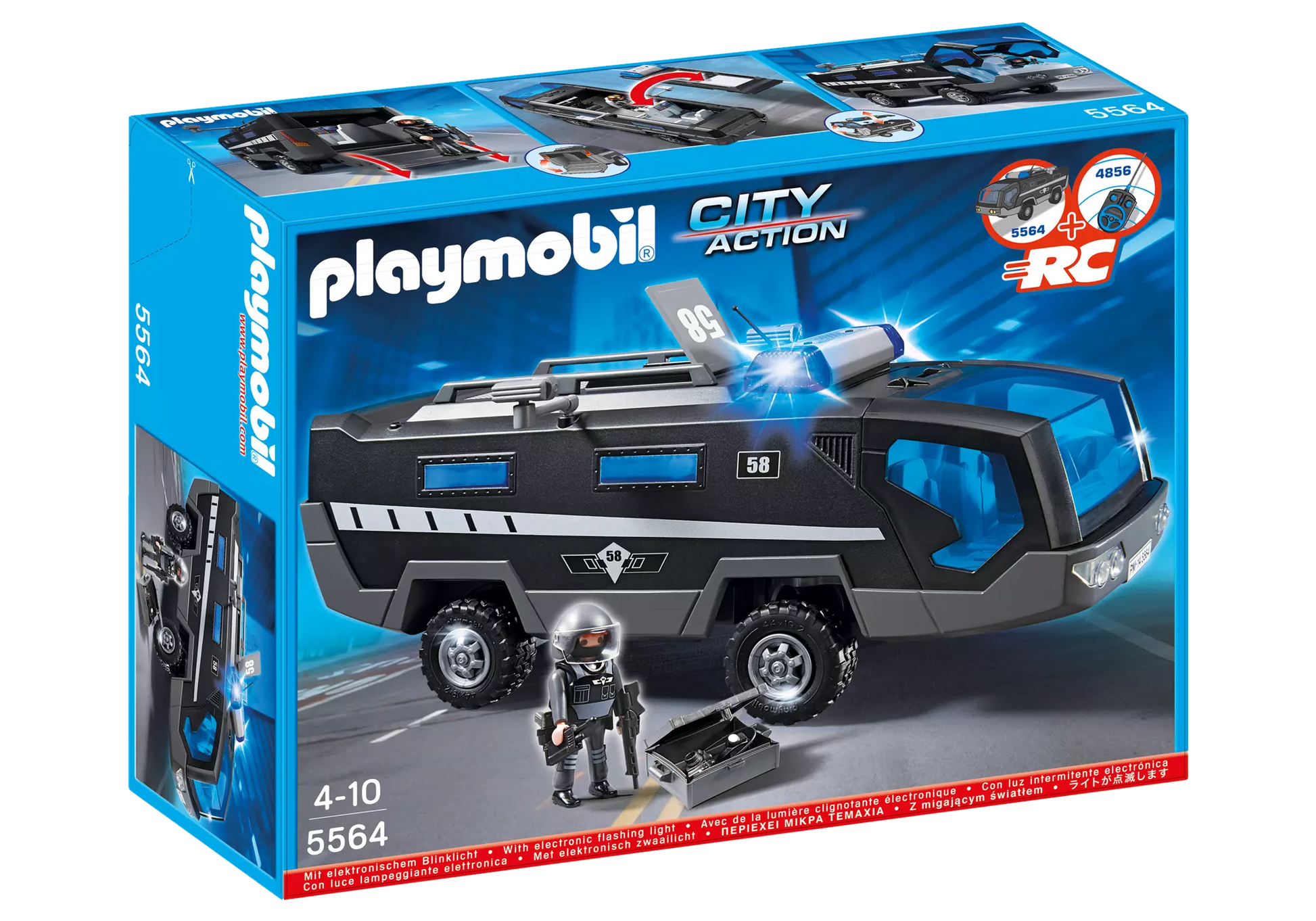 Playmobil 5564 City Action SEK-Einsatztruck mit Licht und Sound - plegobil