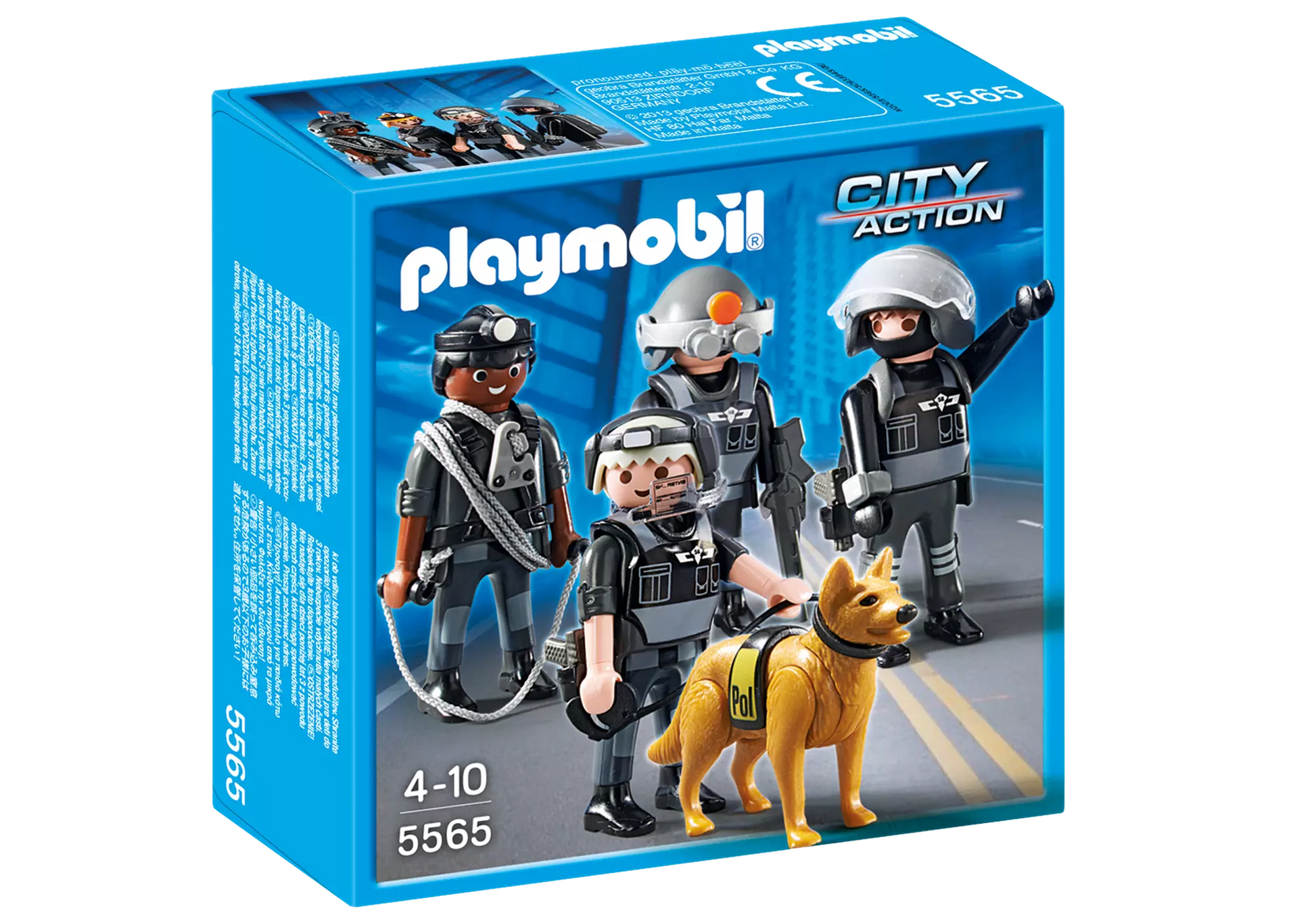 Playmobil 5565 City Action SEK-Team mit Polizeihund - plegobil