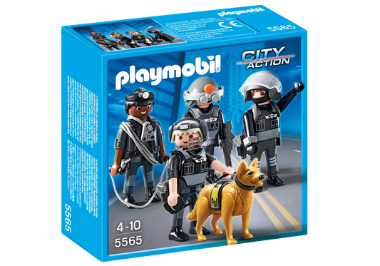 Playmobil 5565 City Action SEK-Team mit Polizeihund - plegobil