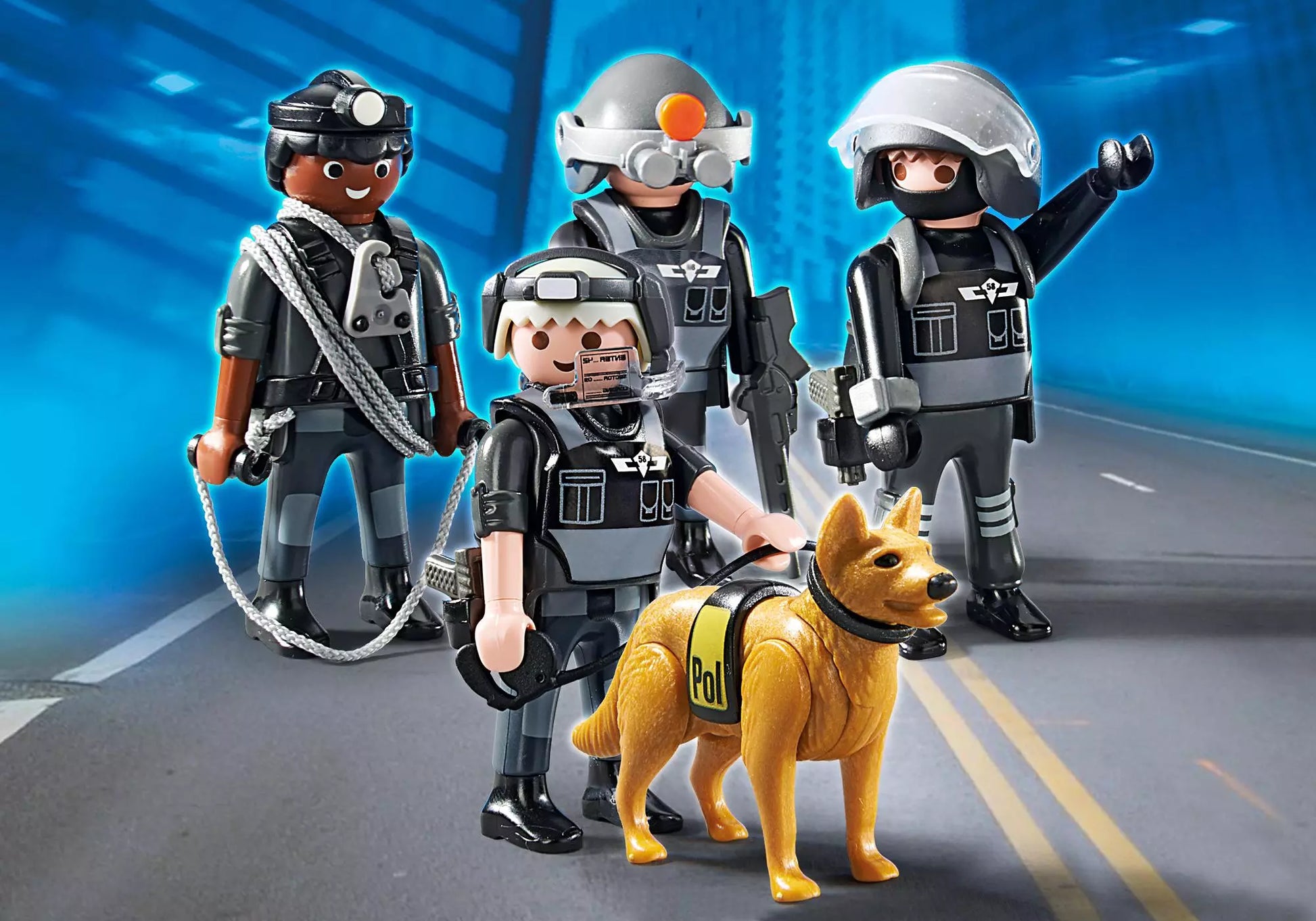 Playmobil 5565 City Action SEK-Team mit Polizeihund - plegobil