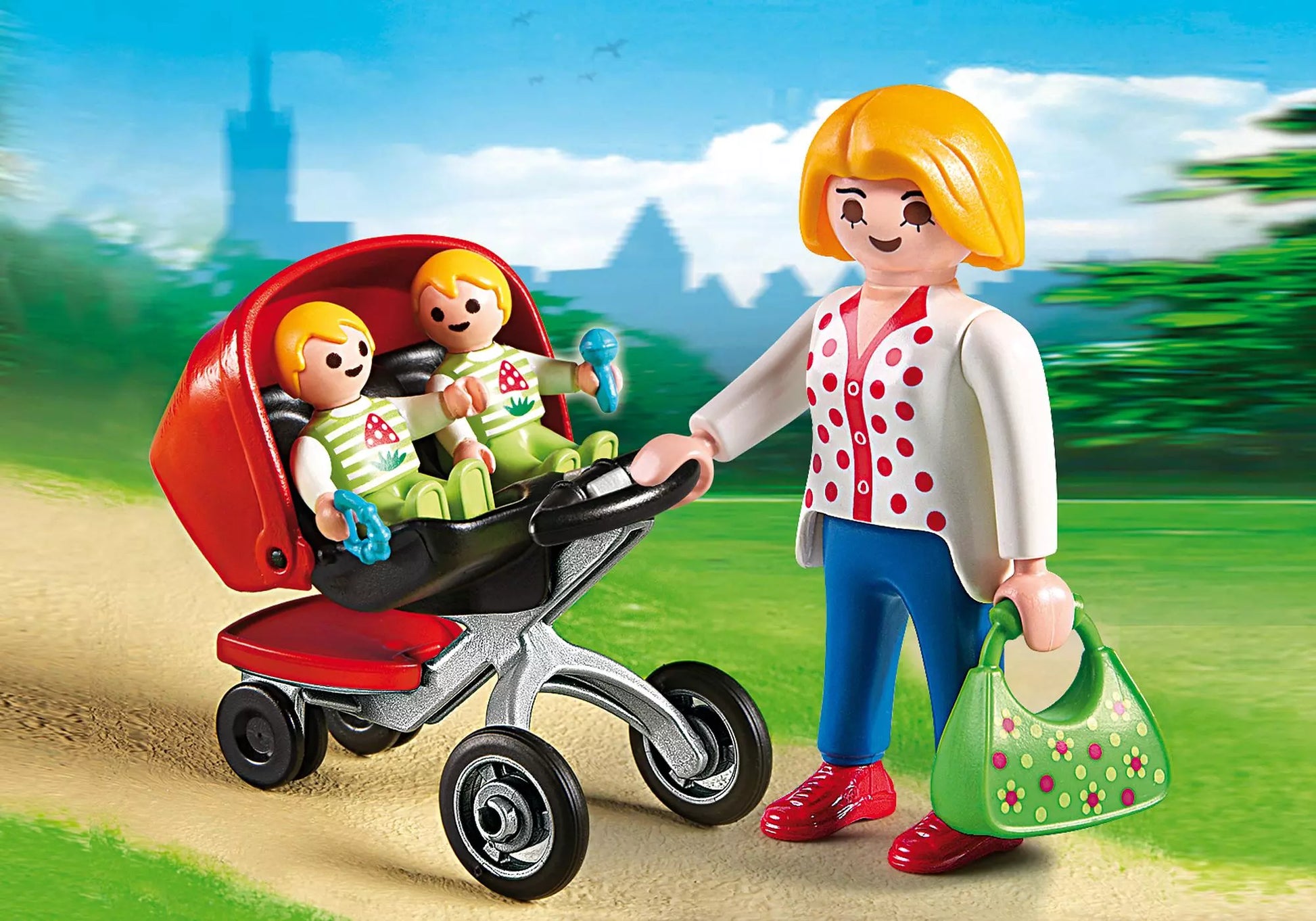 Playmobil 5573 City Life Zwillingskinderwagen - plegobil