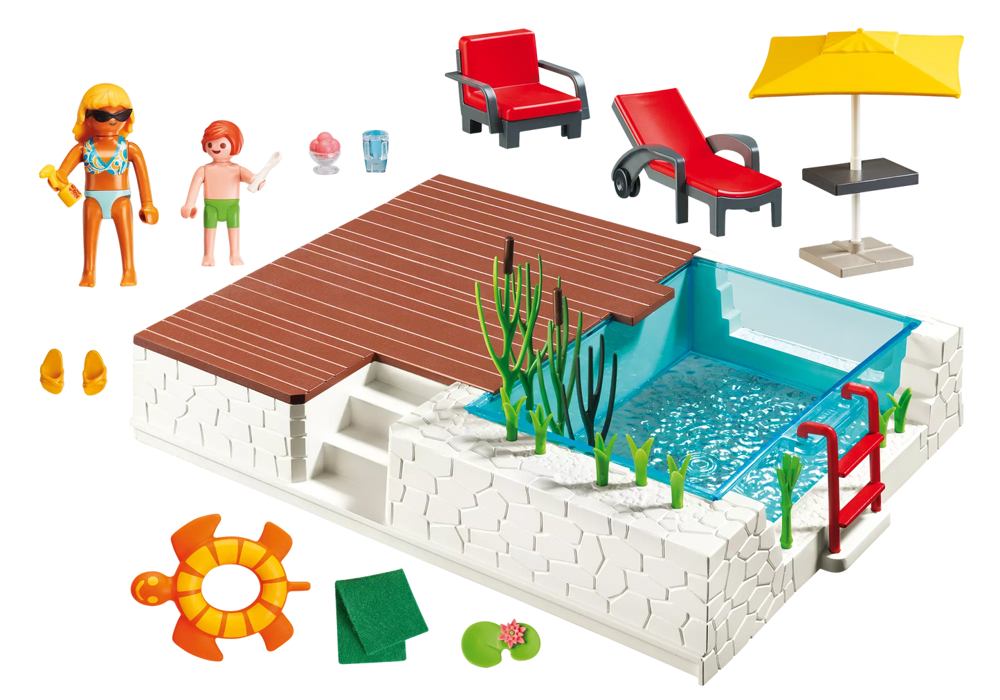 Playmobil 5575 City Life Einbau-Swimmingpool - plegobil