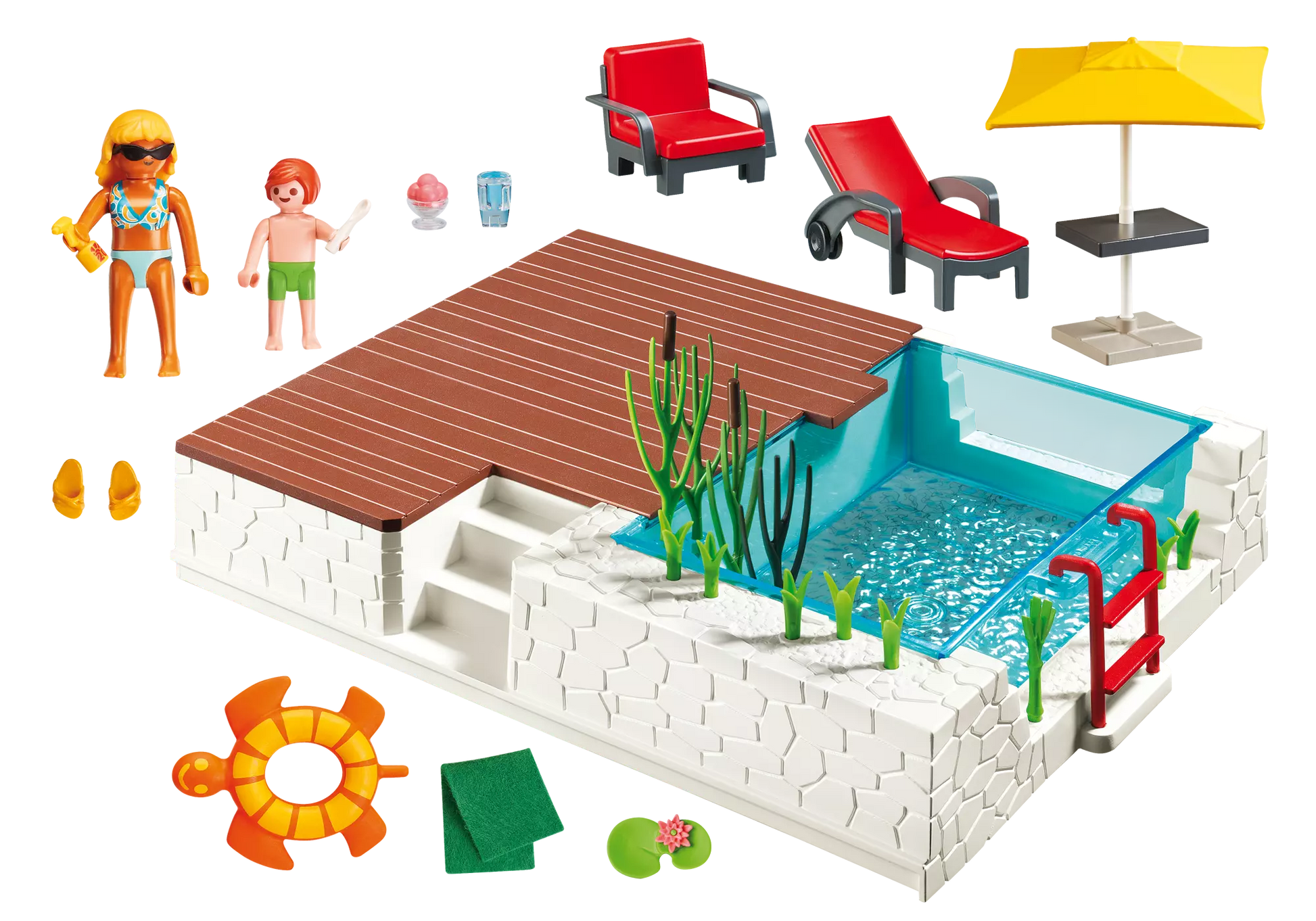 Playmobil 5575 City Life Einbau-Swimmingpool - plegobil