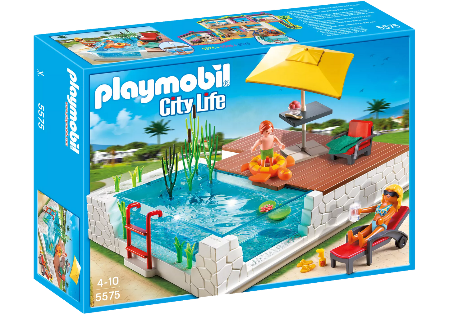 Playmobil 5575 City Life Einbau-Swimmingpool - plegobil