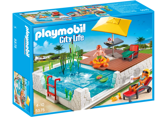 Playmobil 5575 City Life Einbau-Swimmingpool - plegobil
