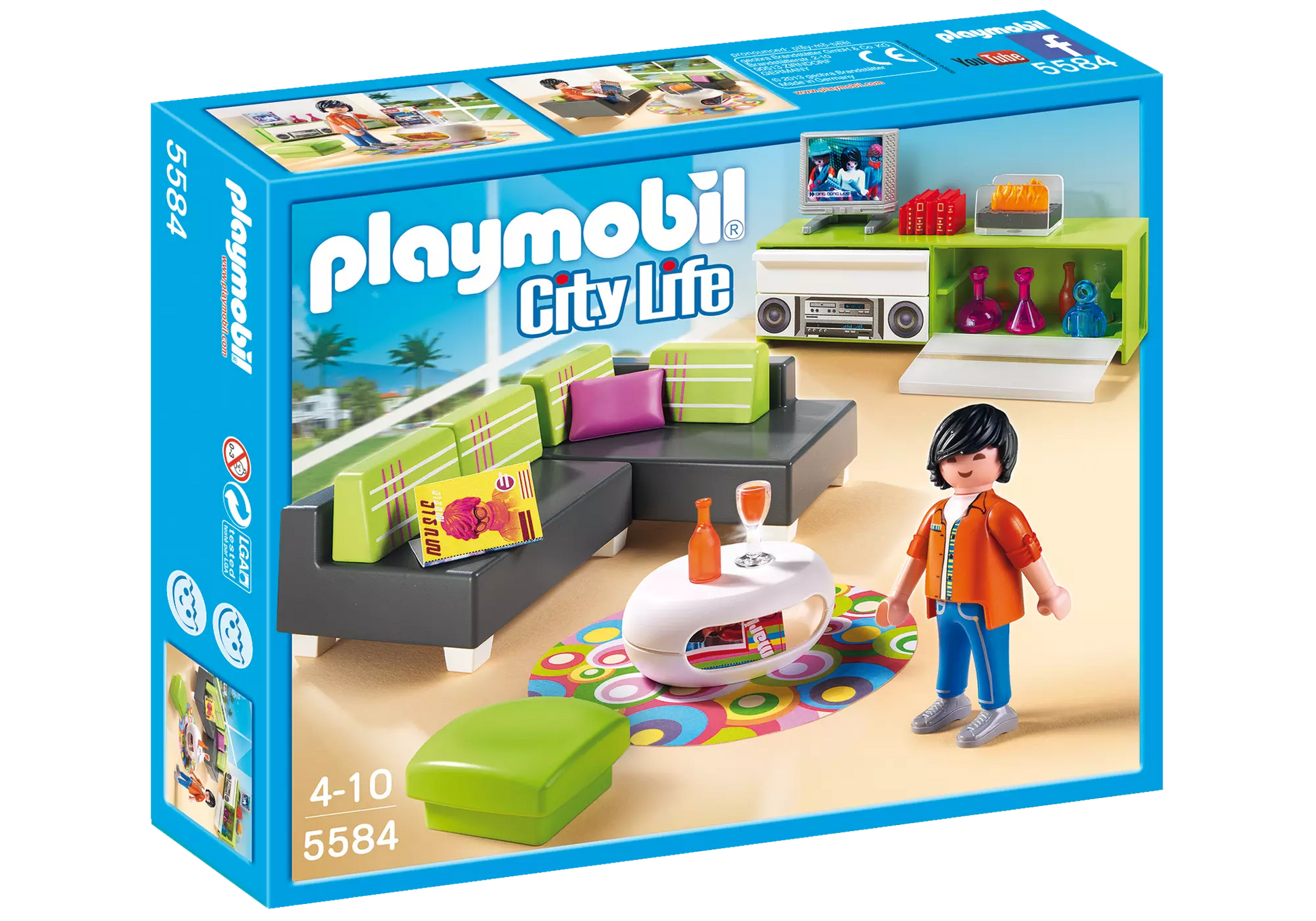Playmobil 5584 City Life Wohnzimmer - plegobil