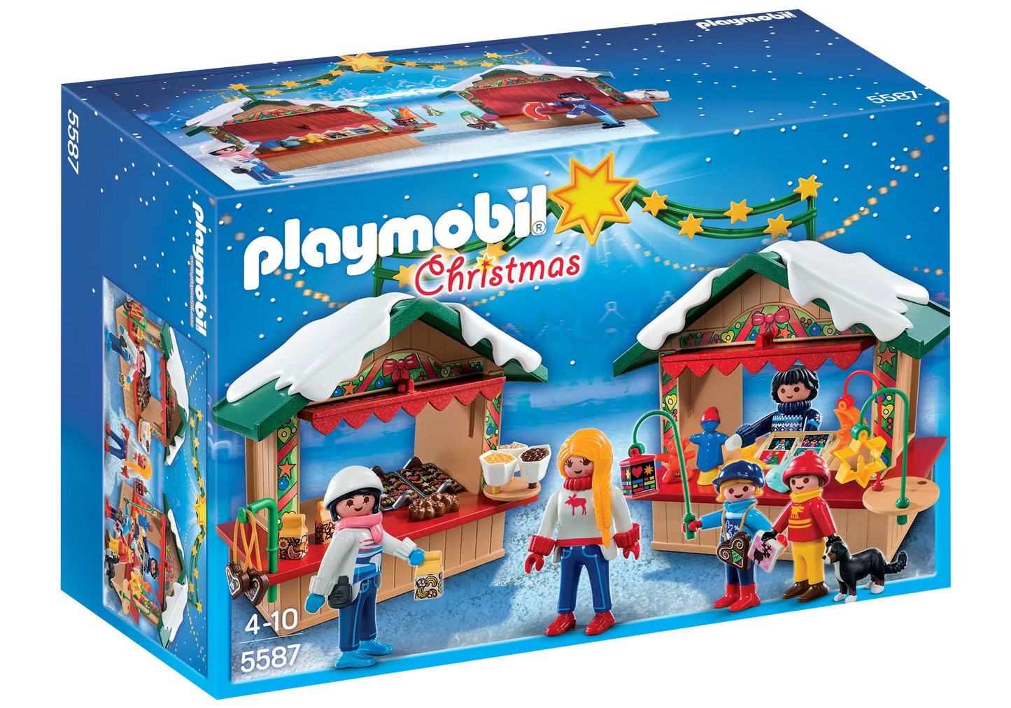 Playmobil 5587 Christmas Auf dem Weihnachtsmarkt - plegobil