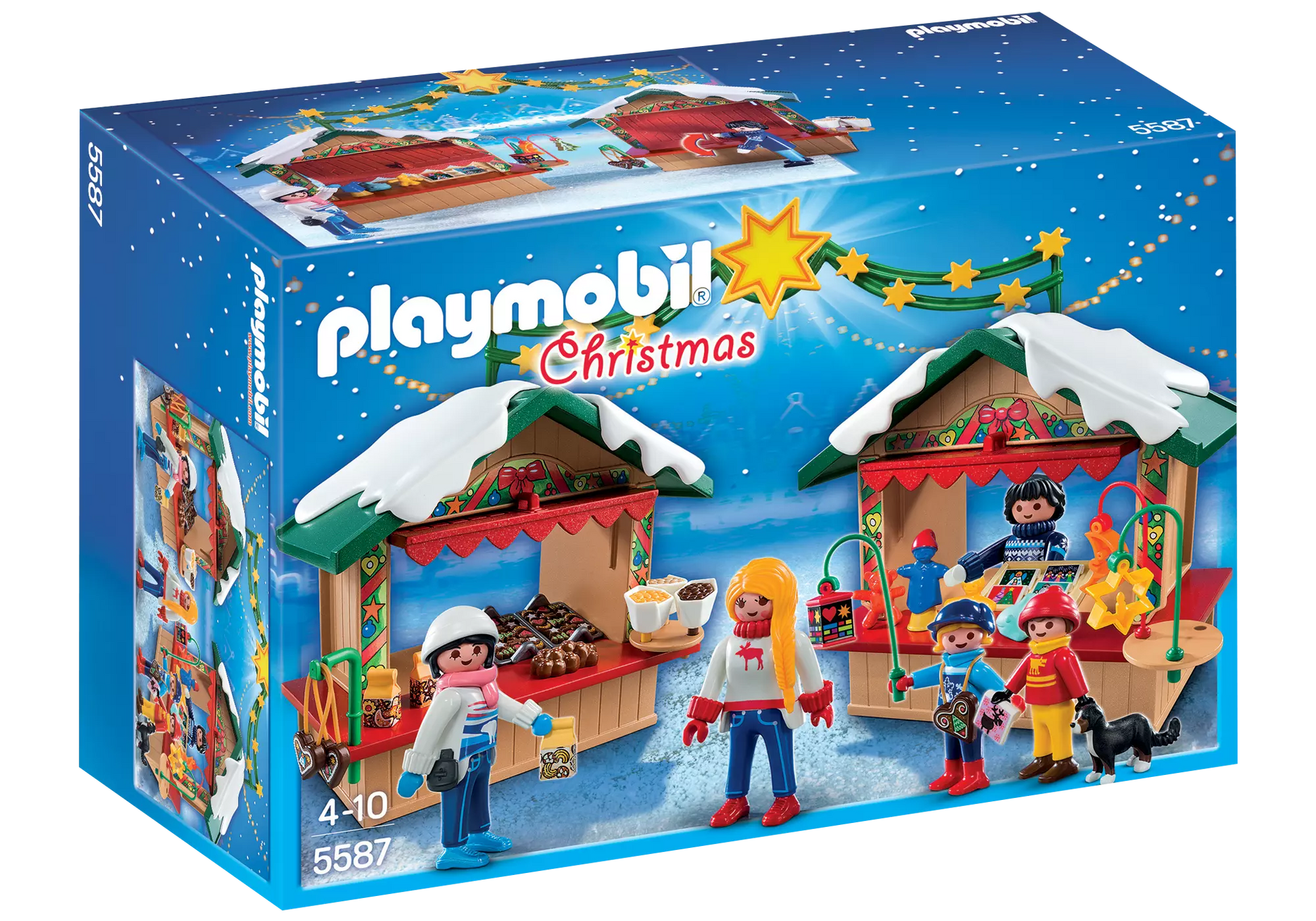 Playmobil 5587 Christmas Auf dem Weihnachtsmarkt - plegobil