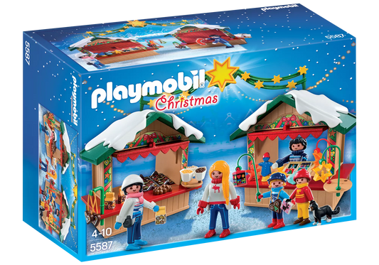Playmobil 5587 Christmas Auf dem Weihnachtsmarkt - plegobil