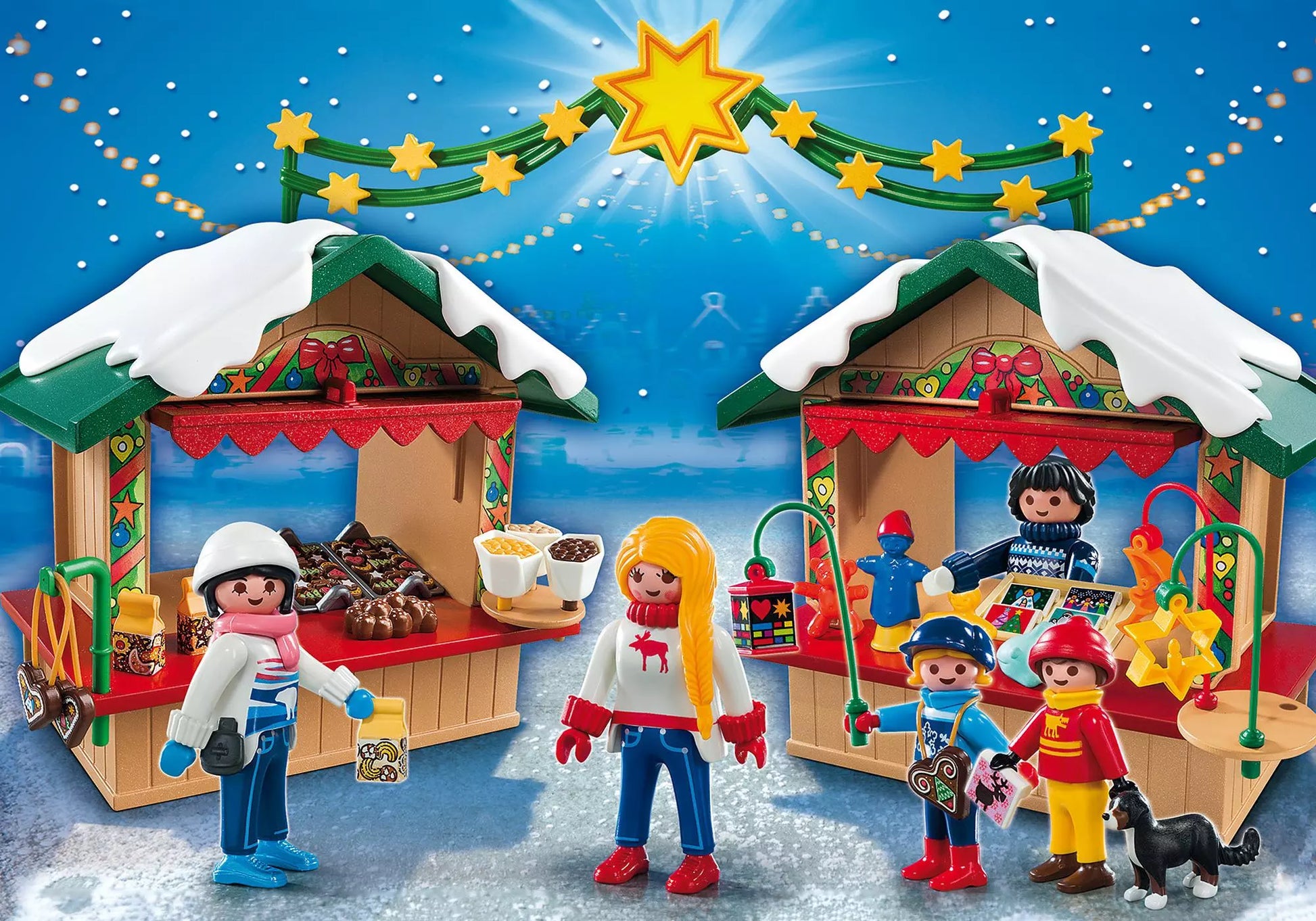 Playmobil 5587 Christmas Auf dem Weihnachtsmarkt - plegobil
