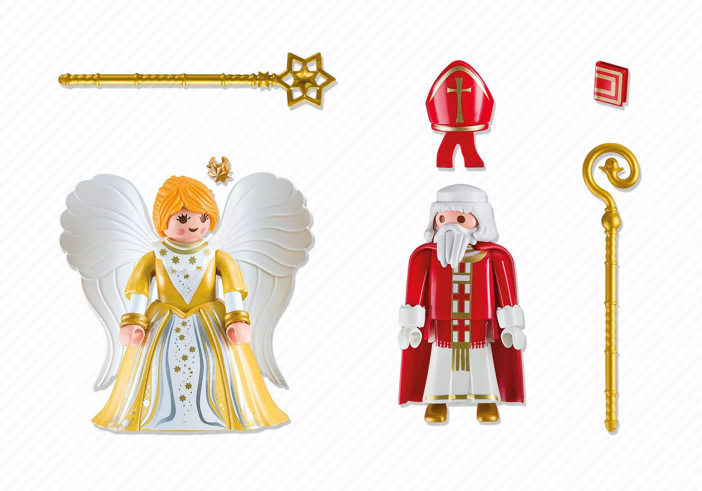 Playmobil 5592 Christmas DuoPack St. Nikolaus und Weihnachtsengel - plegobil